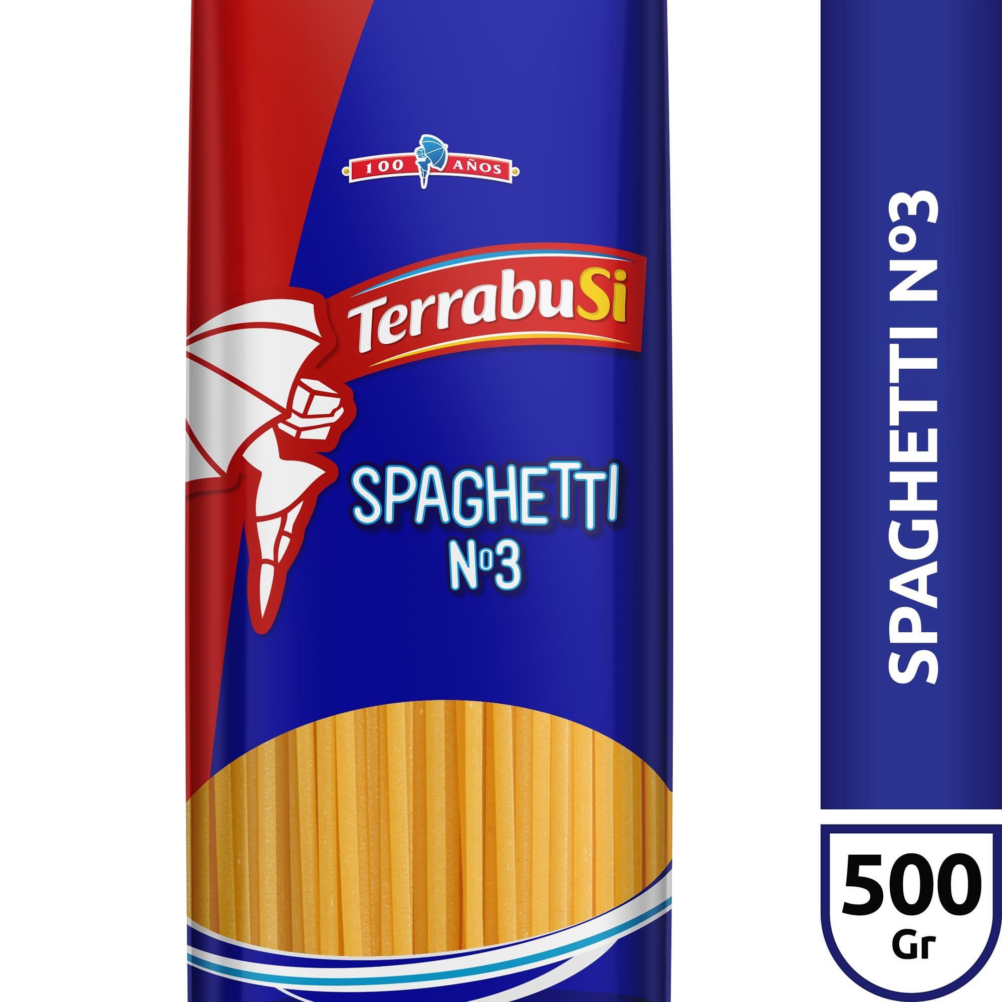 FIDEOS SPAGUETTI N3 TERRABUSI x 500g