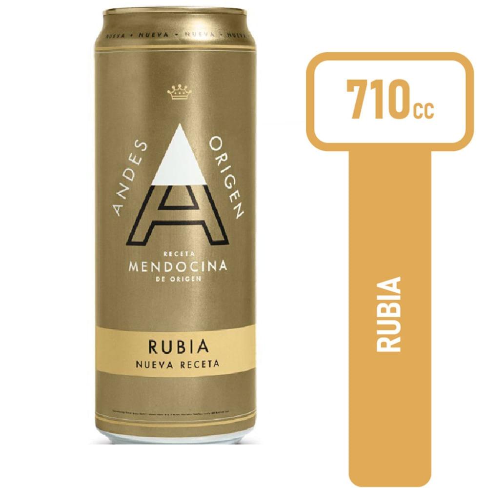 CERVEZA ANDES RUBIA x 710ml
