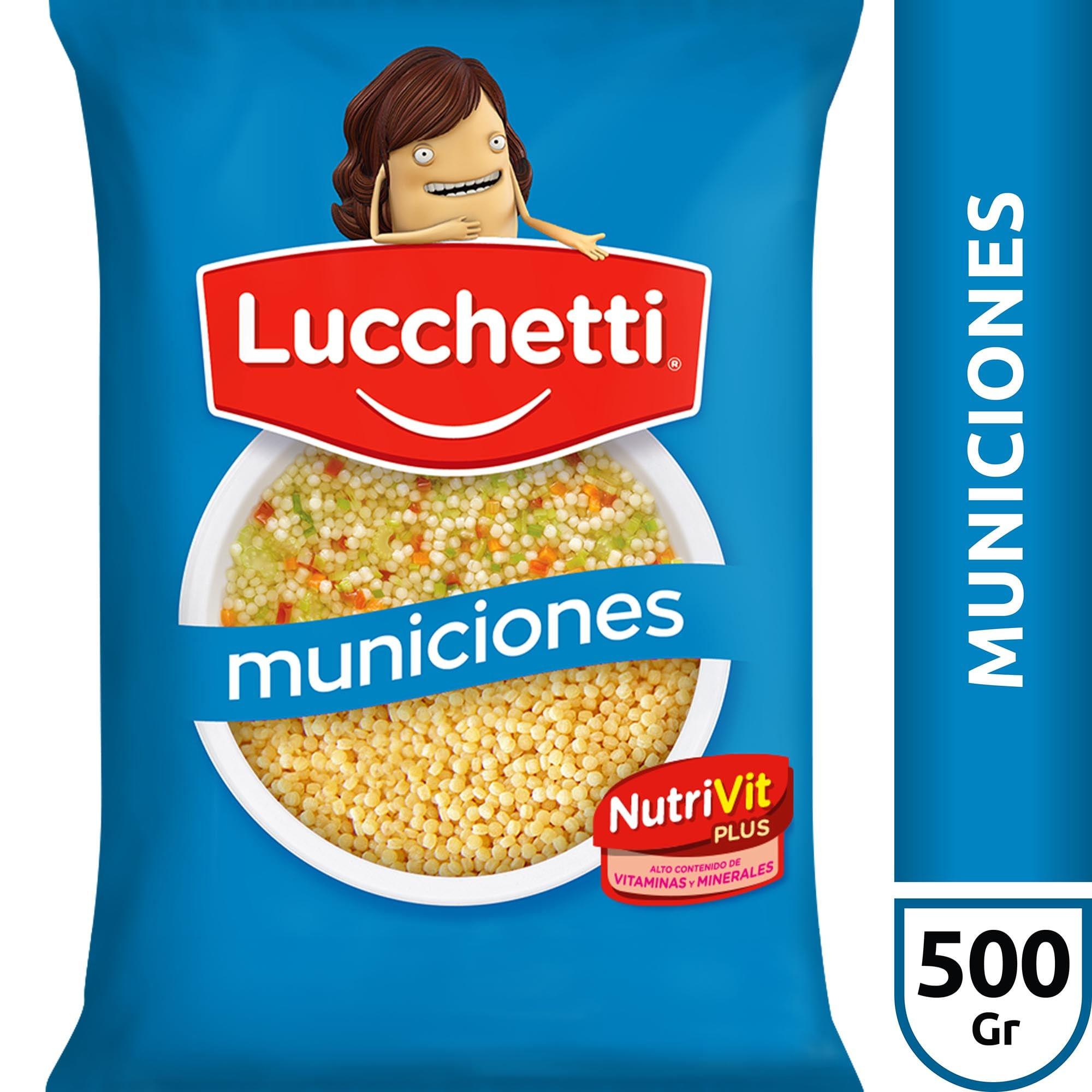 FIDEOS MUNICIONES LUCHETTI x 500g