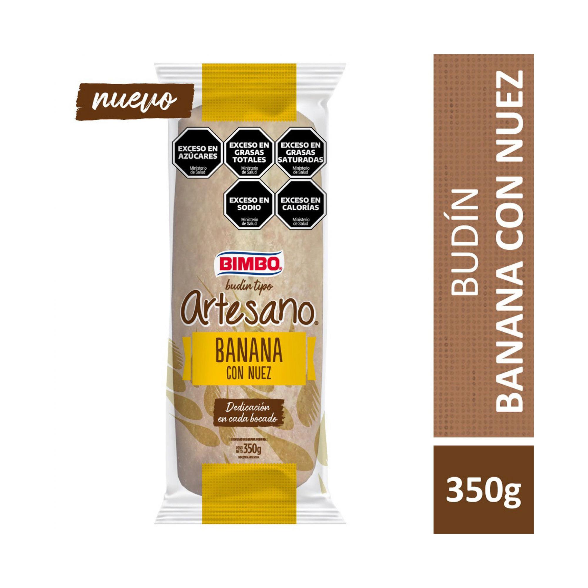 BUDIN BANANA CON NUEZ BIMBO x 350G