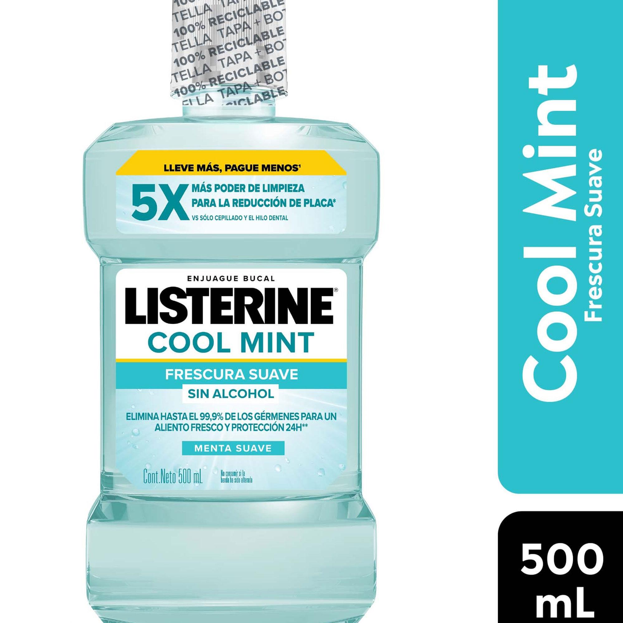 ENJUAGUE BUCAL COOL MINT LISTERINE x 500ml