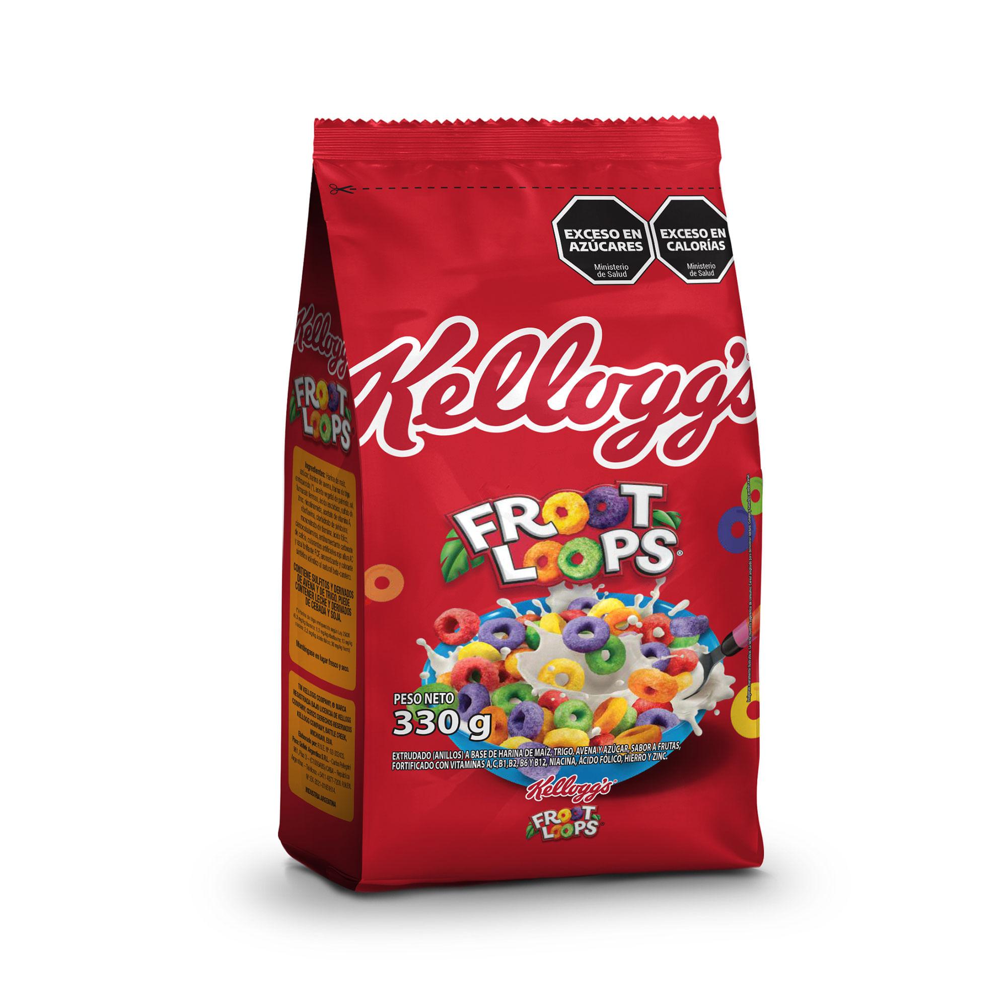 CEREAL KELLOGG'S FROOT LOOPS X330GRS