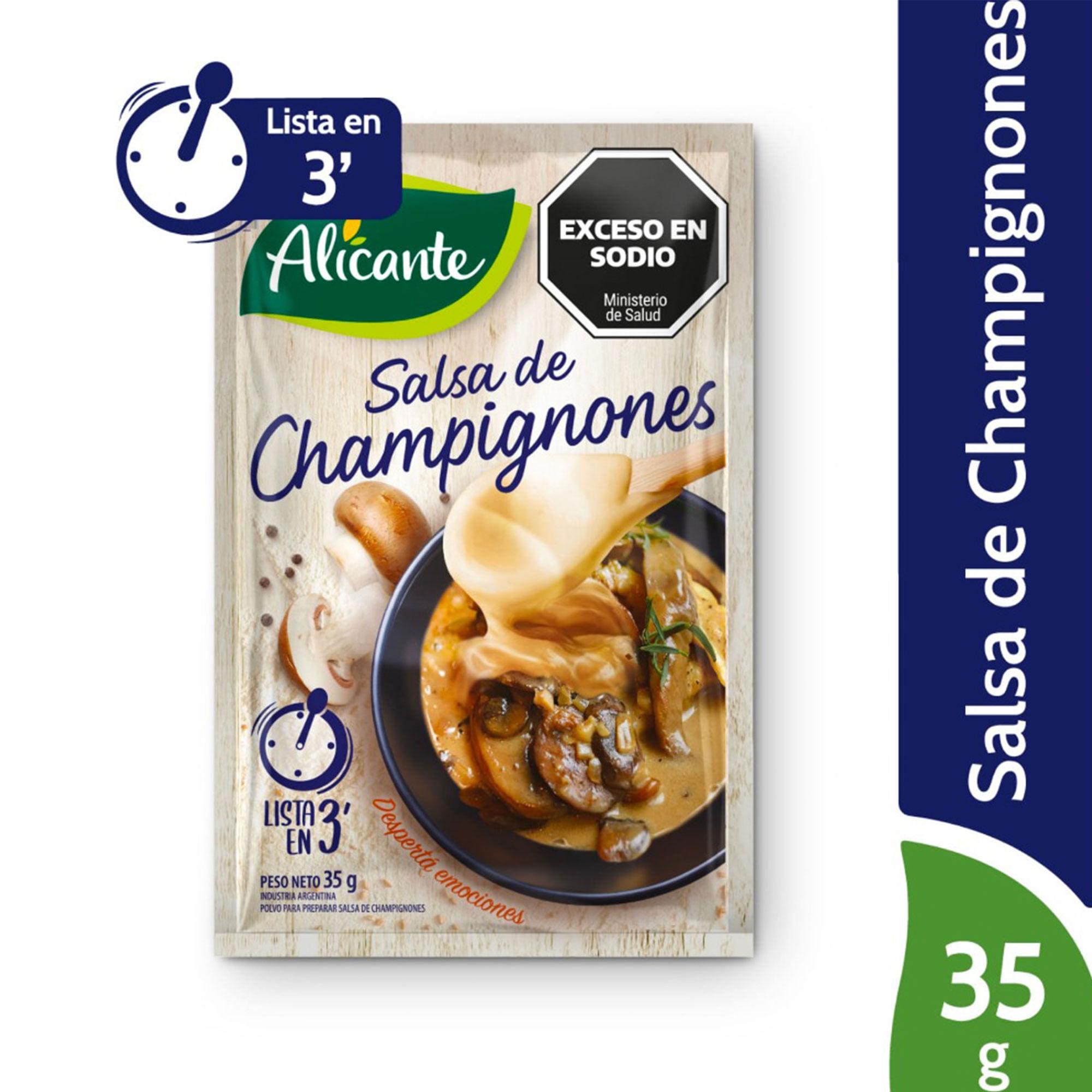 SALSA DE CHAMPIGNONES ALICANTE x 35g