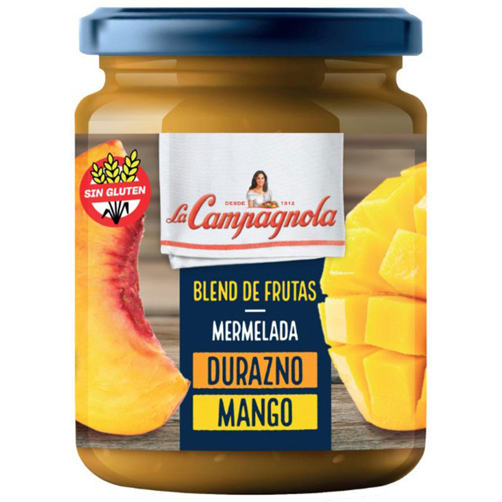 MERMELADA DURAZNO-MANGO LA CAMPAGNOLA 220gr