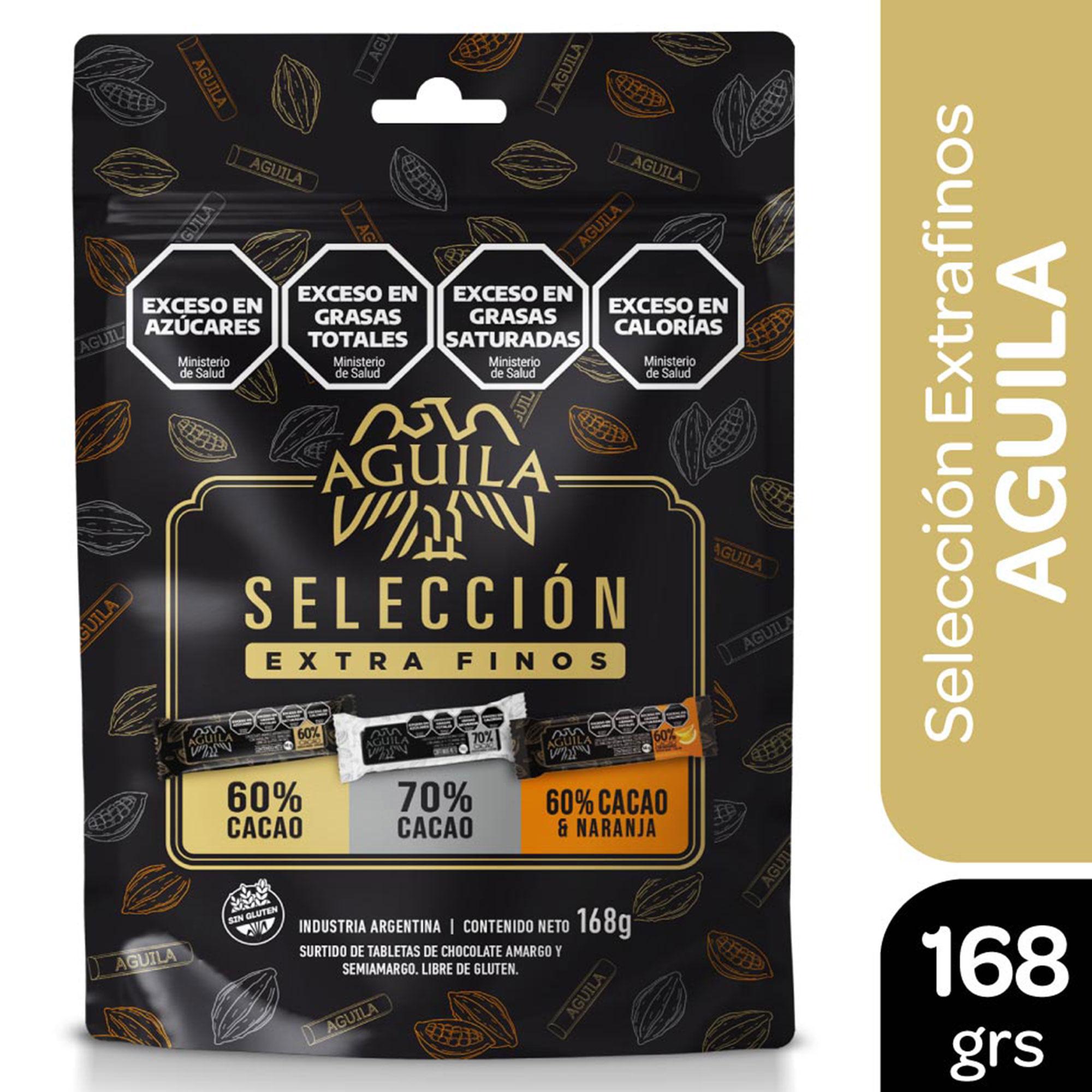 CHOCOLATE SURTIDO AGUILA DOY PACK X168GRS