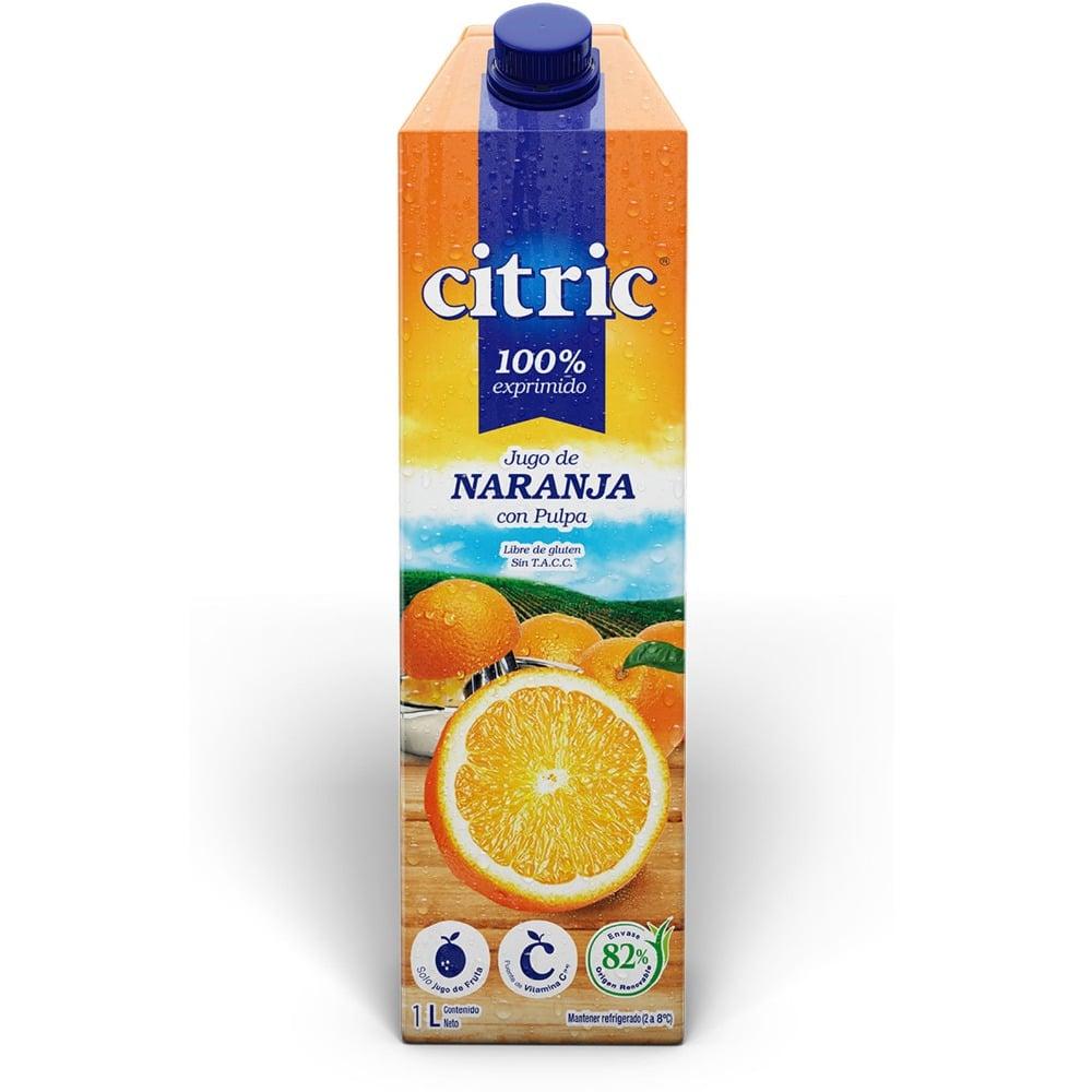 JUGO CITRIC NARANJA x 1L