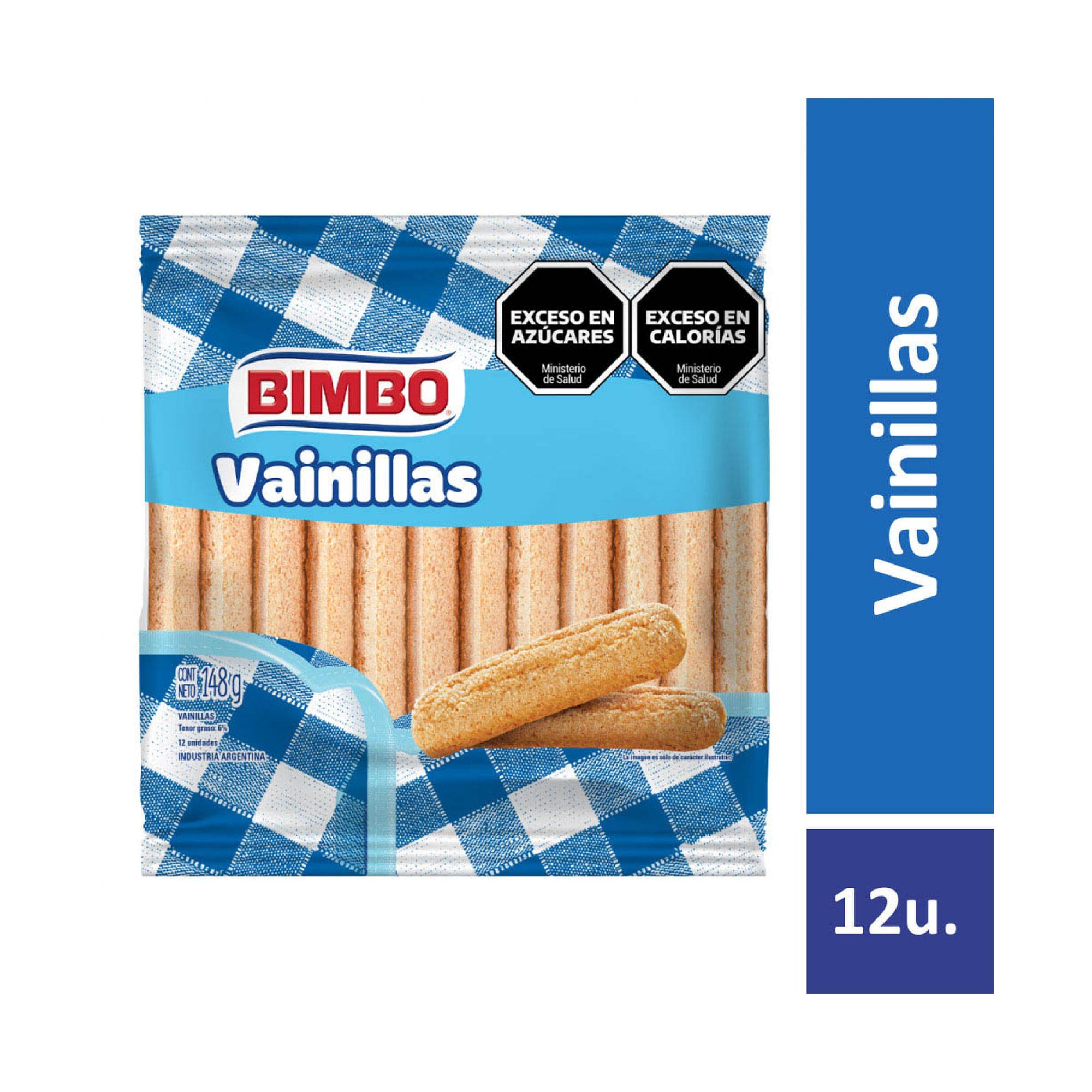 GALLETITAS VAINILLAS BIMBO x 148 g