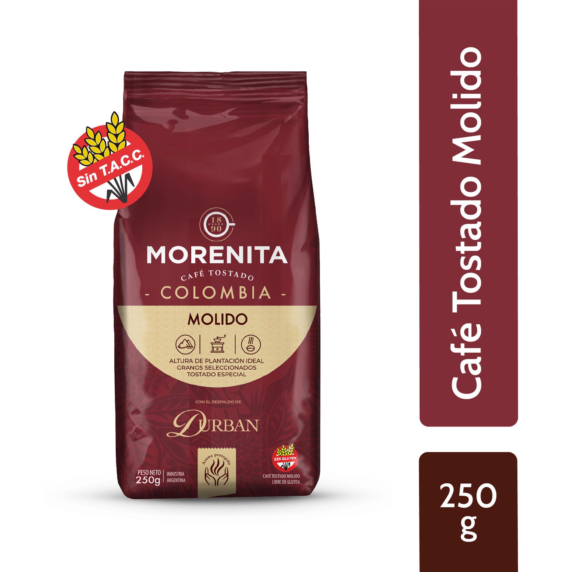 CAFE MOLIDO TOSTADO COLOMBIA x 250g