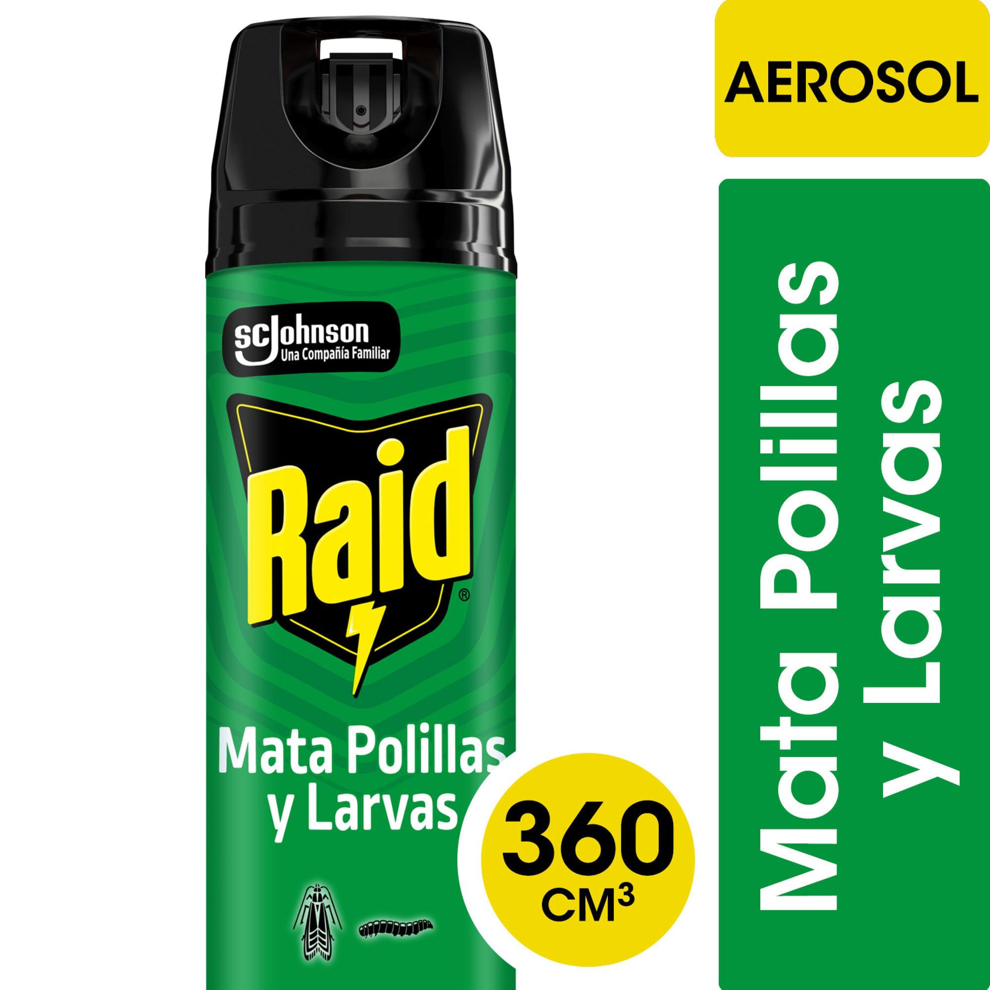 RAID MATA POLILLAS Y LARVAS X360ML