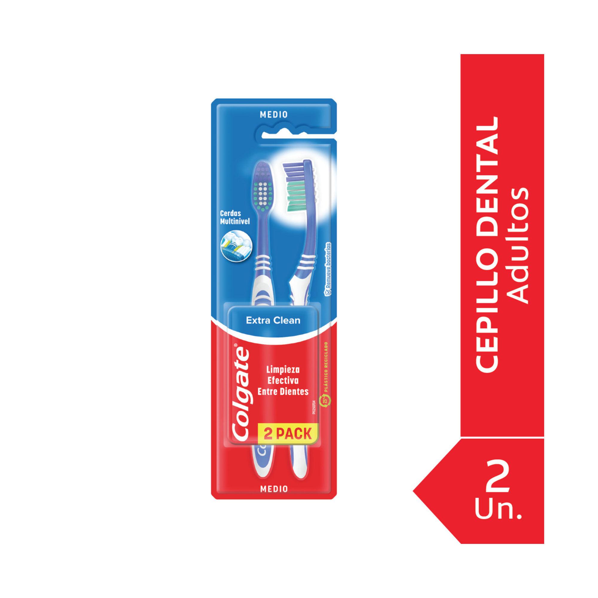 CEPILLO DENTAL EXTRA CLEAN 2X1 COLGATE