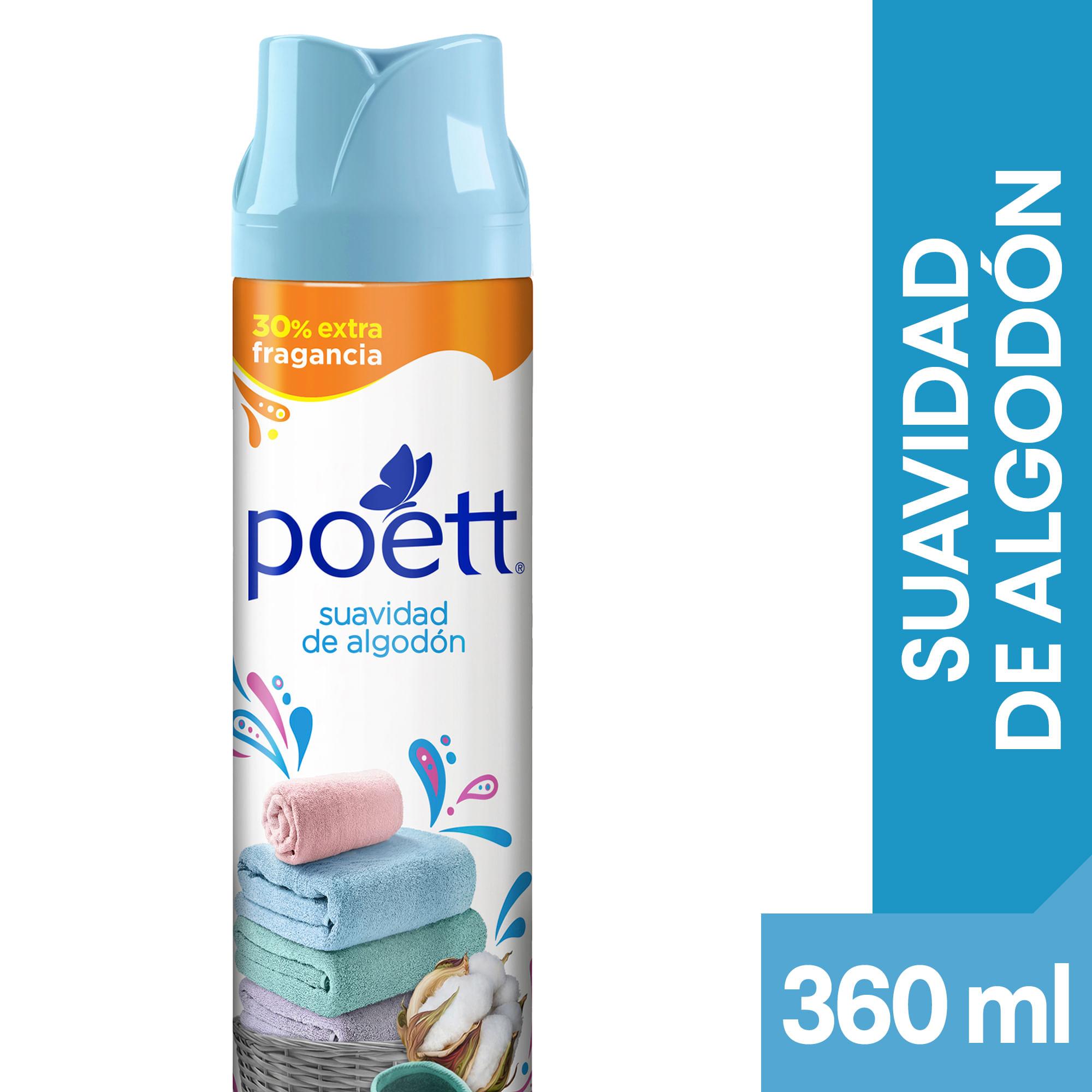 DESODORANTE DE AMBIENTE POETT SUAV ALGODON x 360ml