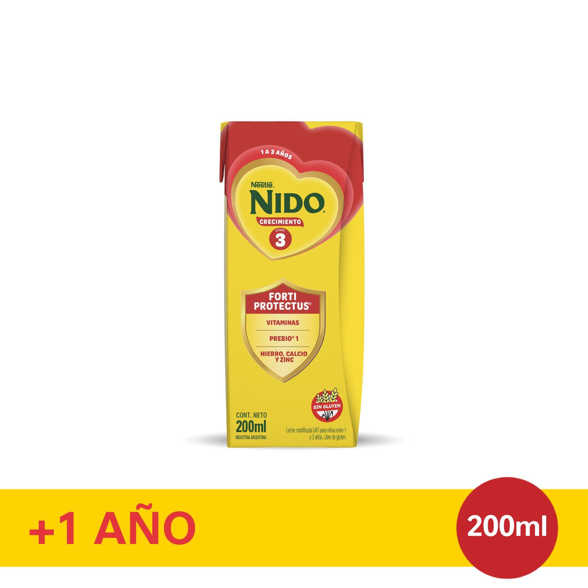 LECHE NIDO 3 x 200ml