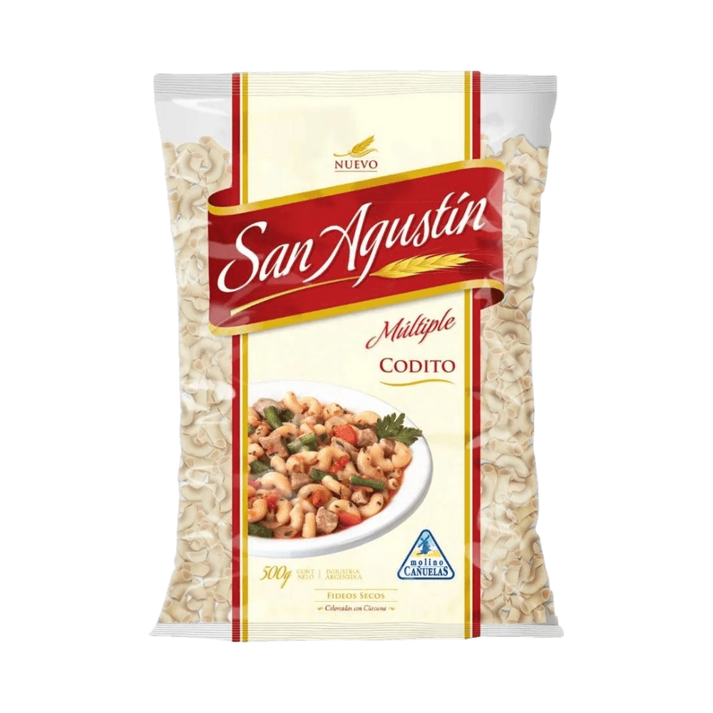 FIDEOS CODITO SAN AGUSTIN x500grs