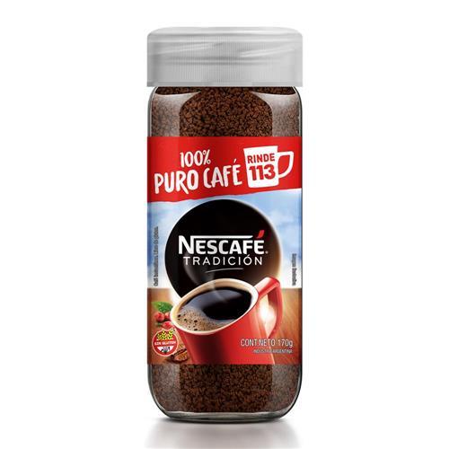 CAFE MOLIDO NESCAFE TRADICION FRASCO x 170g