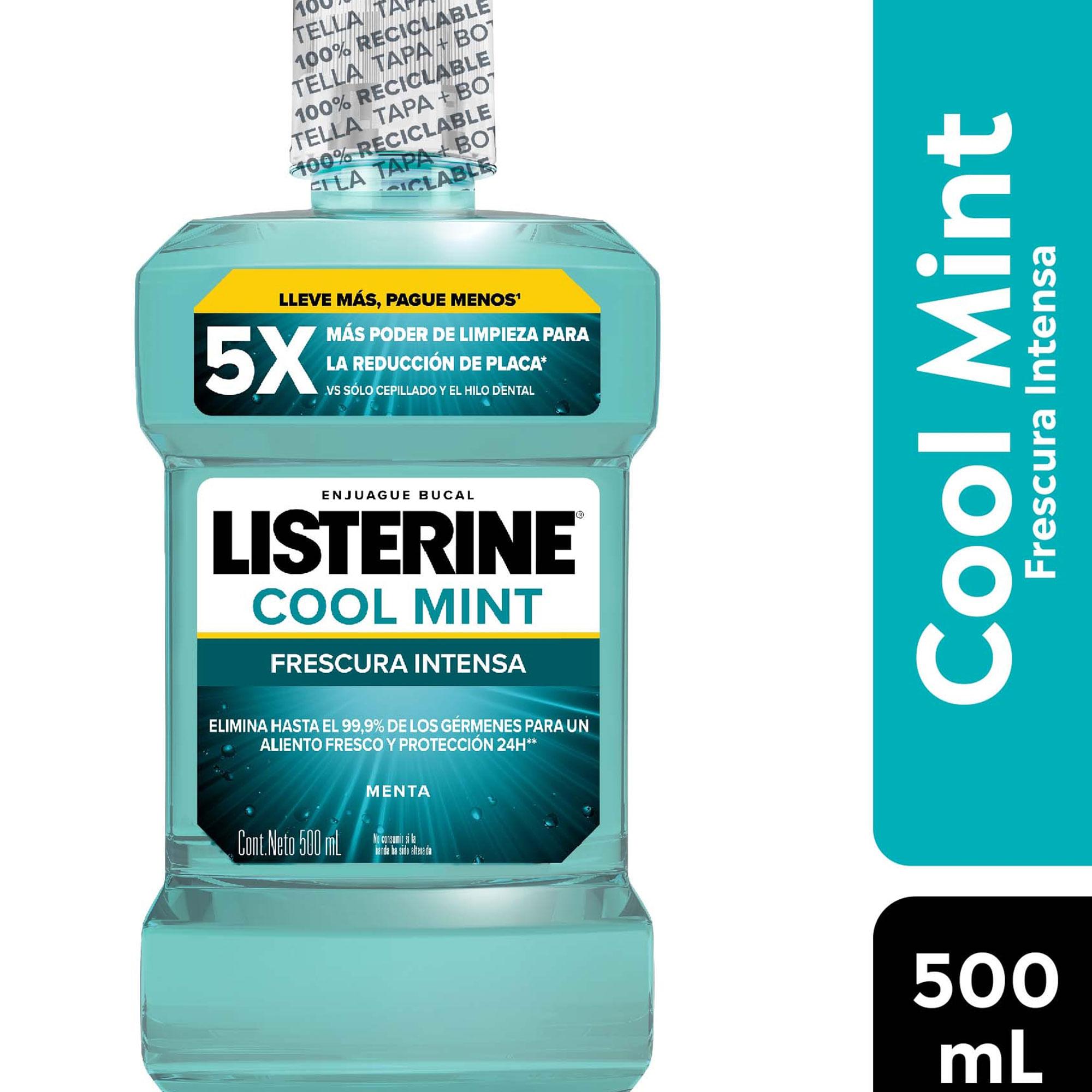 ENJUAGUE BUCAL COOL MINTI LISTERINE x 500ml