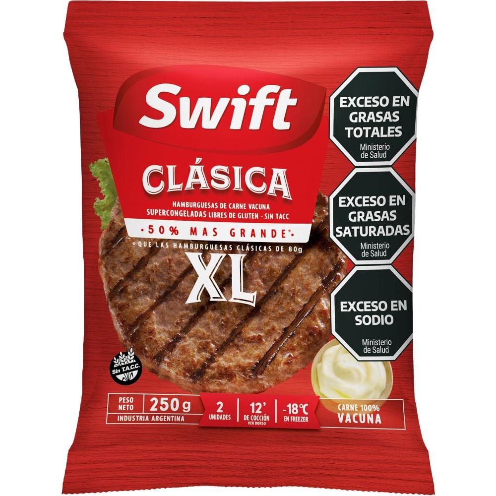 HAMBURGUESA SWIFT 2 x 125g XL