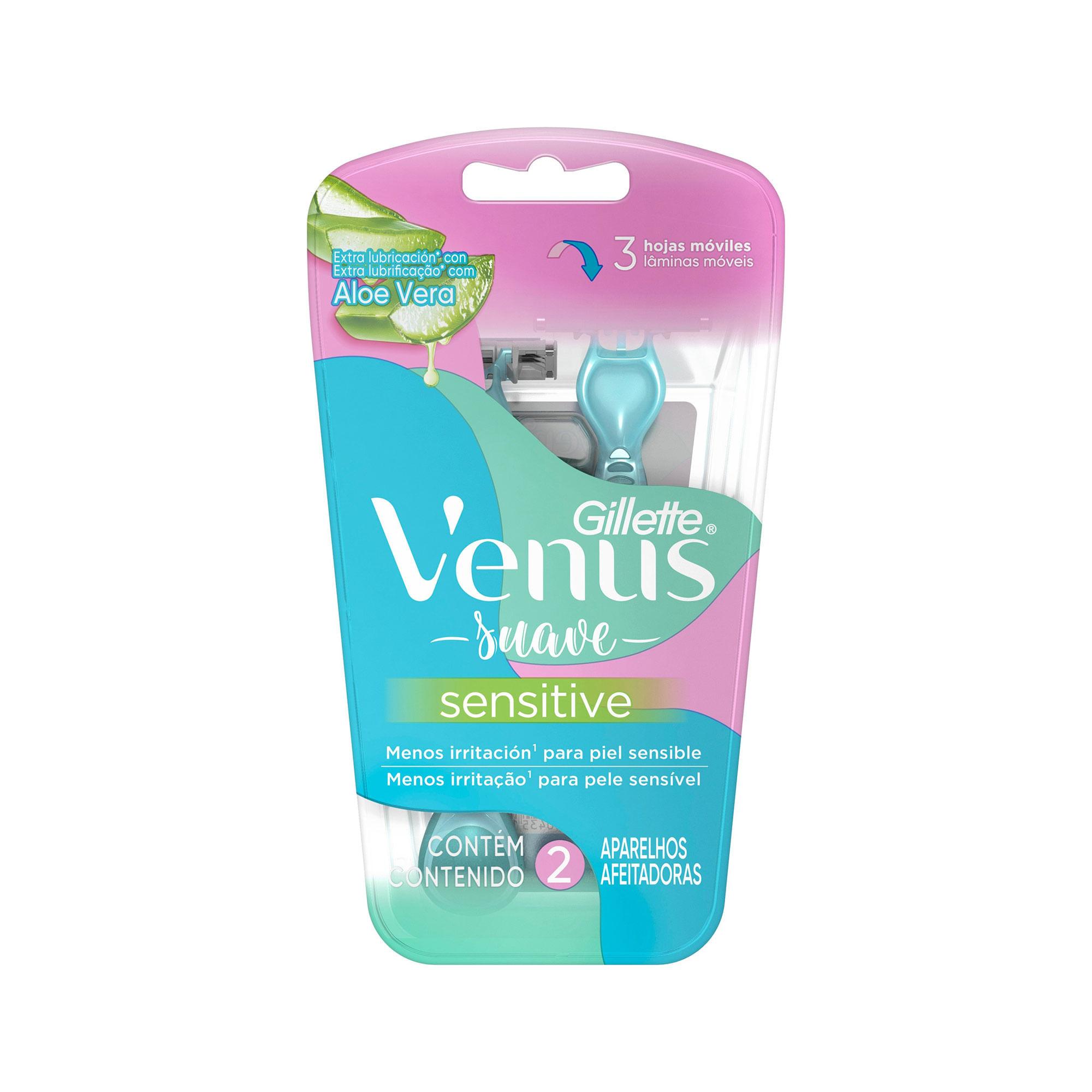 GILLETTE VENUS SUAVE SENSITIVE BLIST x 2u