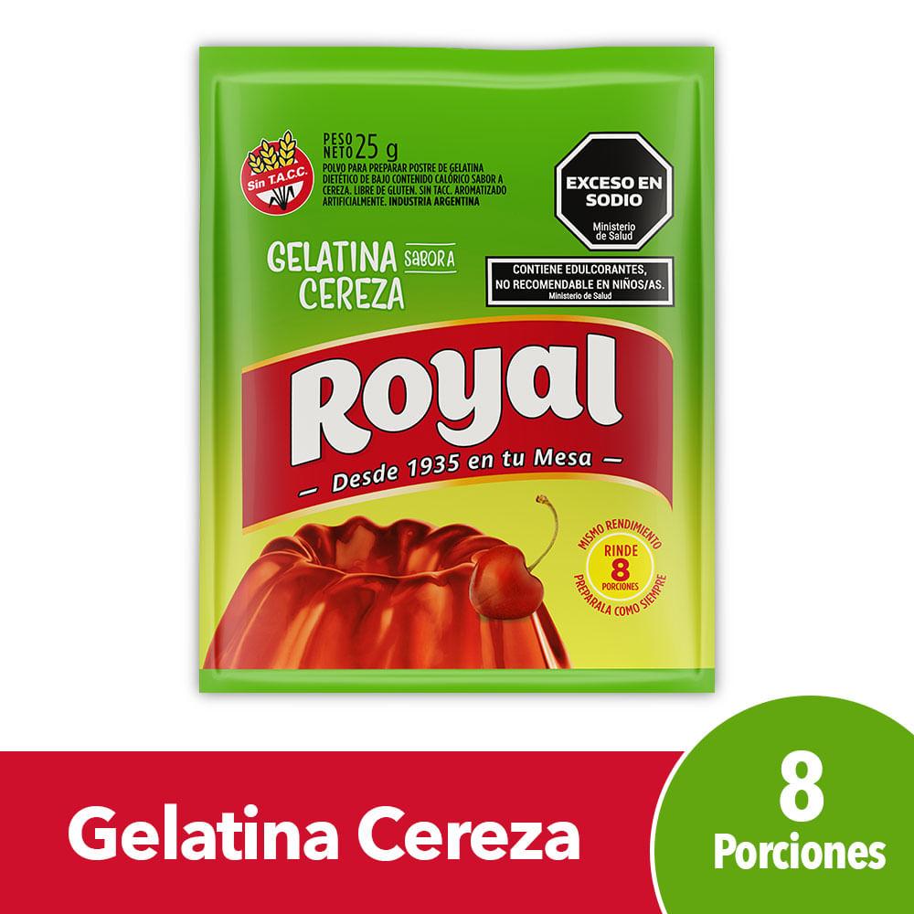 GELATINA CEREZA ROYAL X 25G