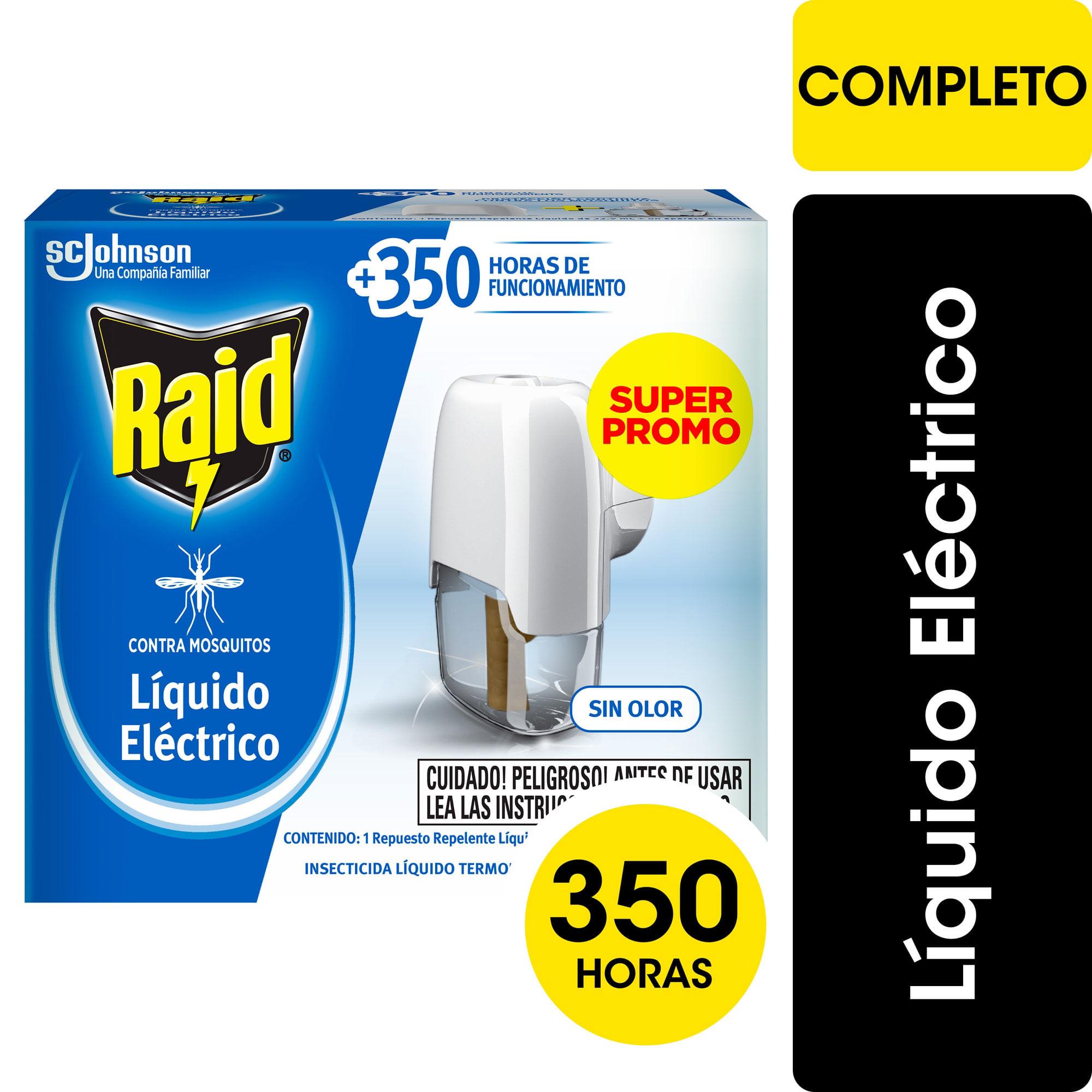 RAID APARATO ELEC LIQUIDO + REP 45 NOCHES