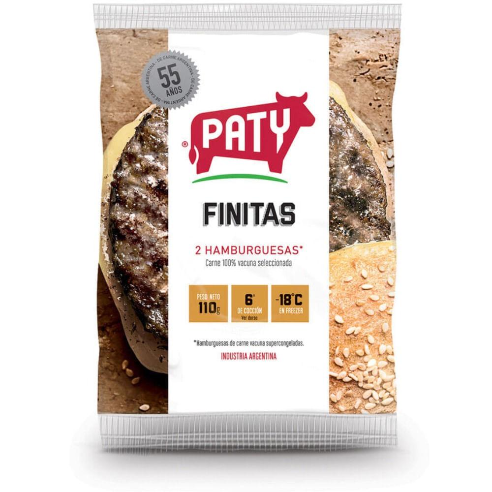 HAMBURGUESA FINITAS PATY x 2u
