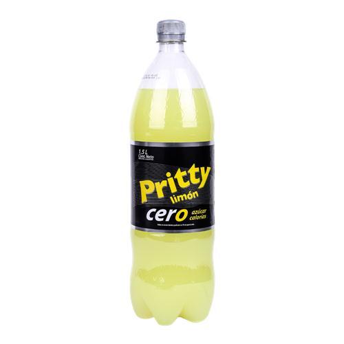 GASEOSA PRITTY LIMON S/AZUCAR x 1.5L
