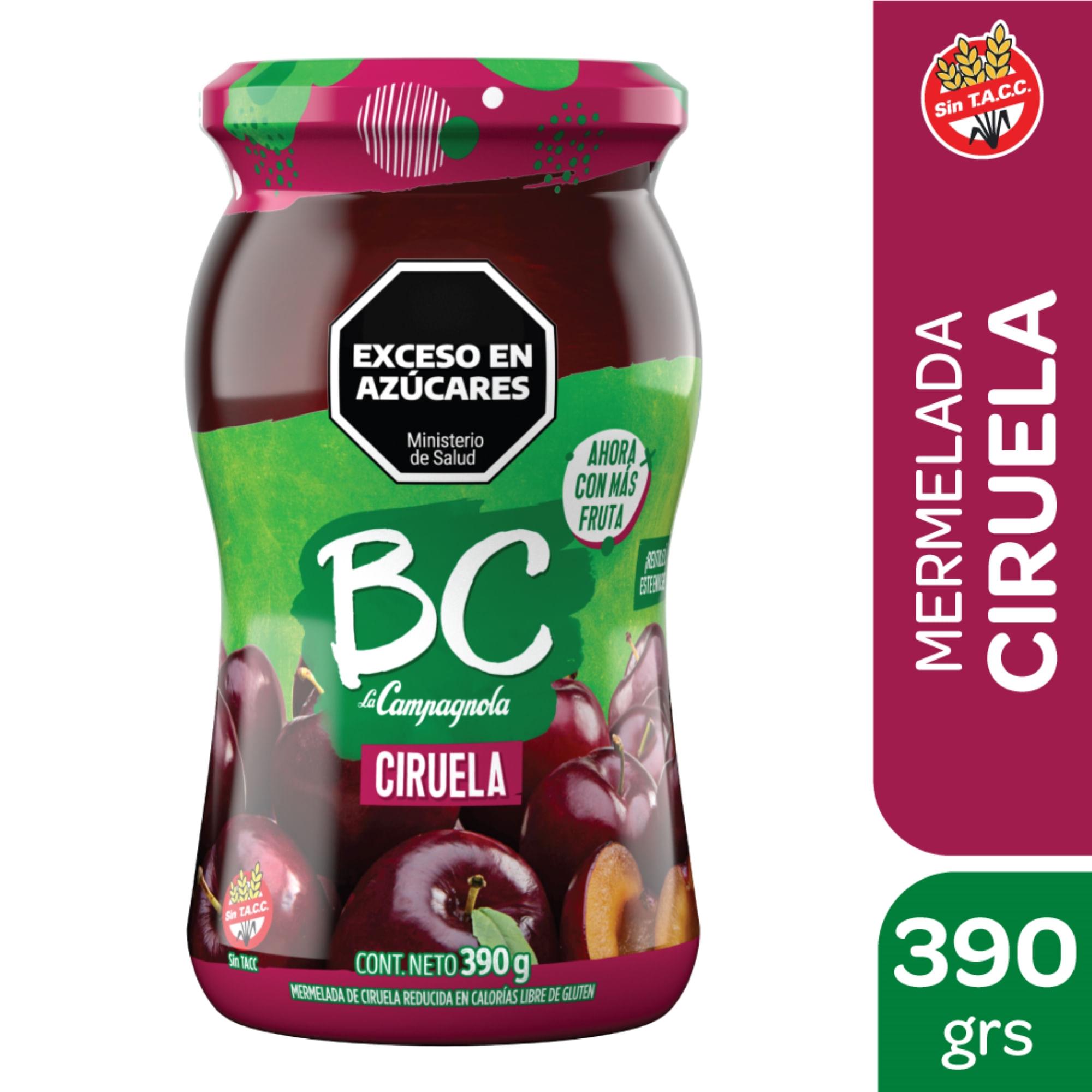 MERMELADA CIRUELA BC x390grs