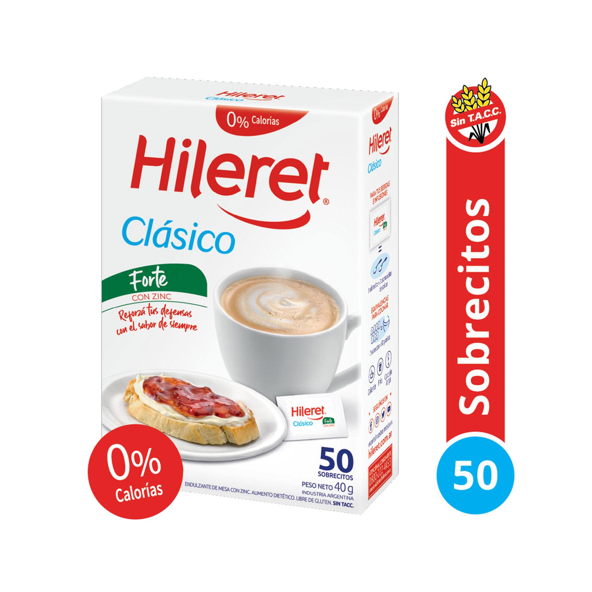 EDULCORANTE POLVO HILERET CLASICO x 50u