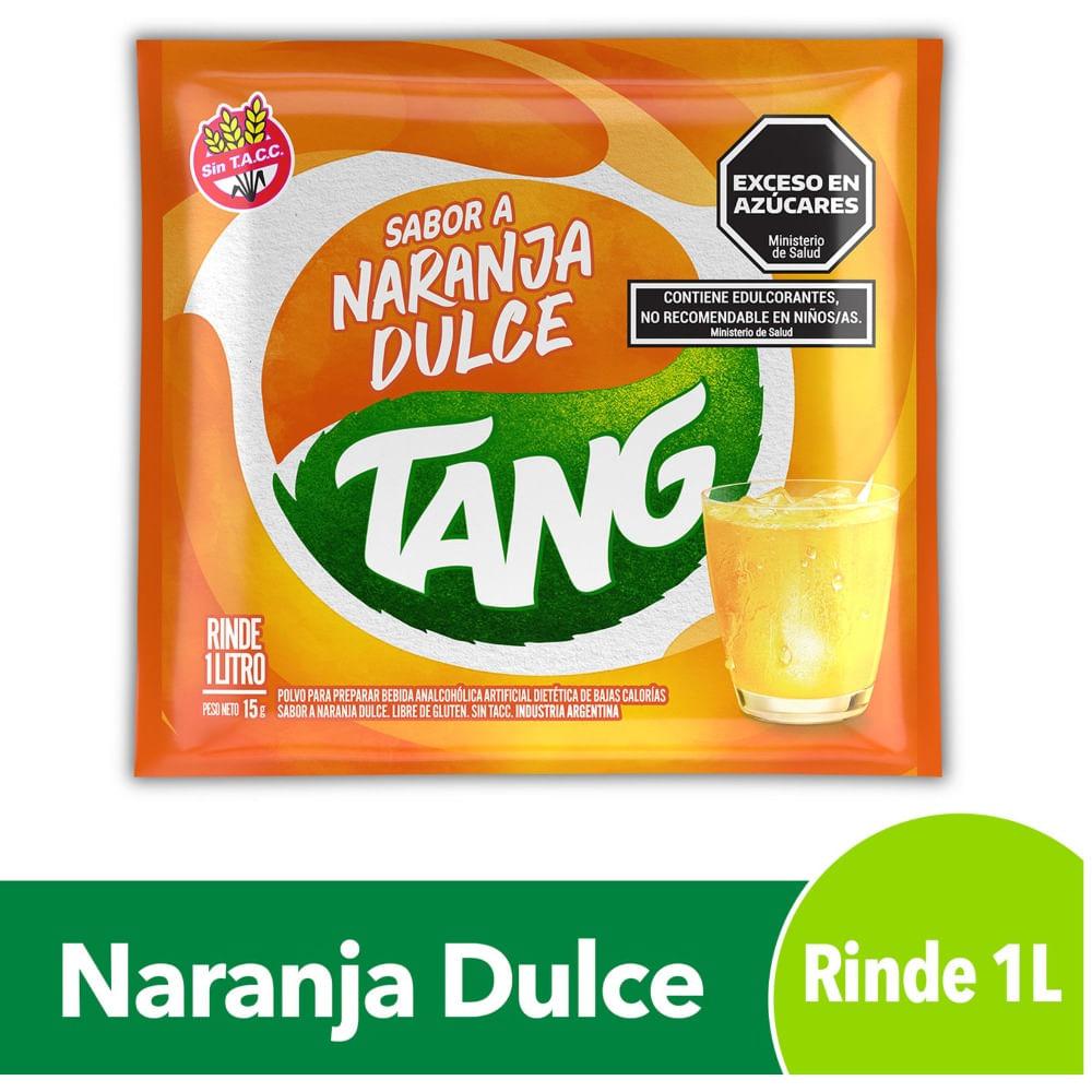 JUGO EN POLVO NARANJA DULCE TANG x 15 g
