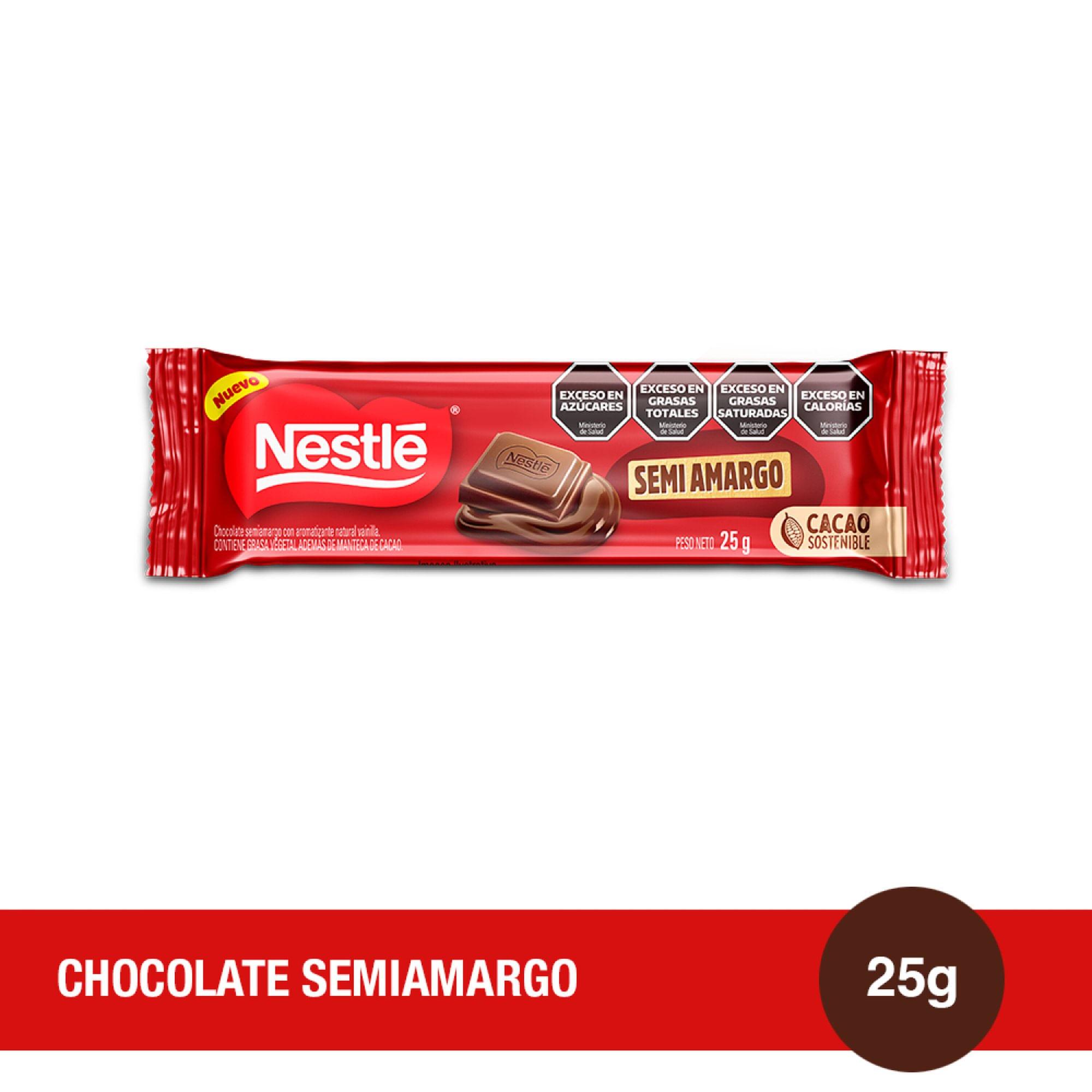 CHOCOLATE SEMI AMARGO NESTLE 25gr