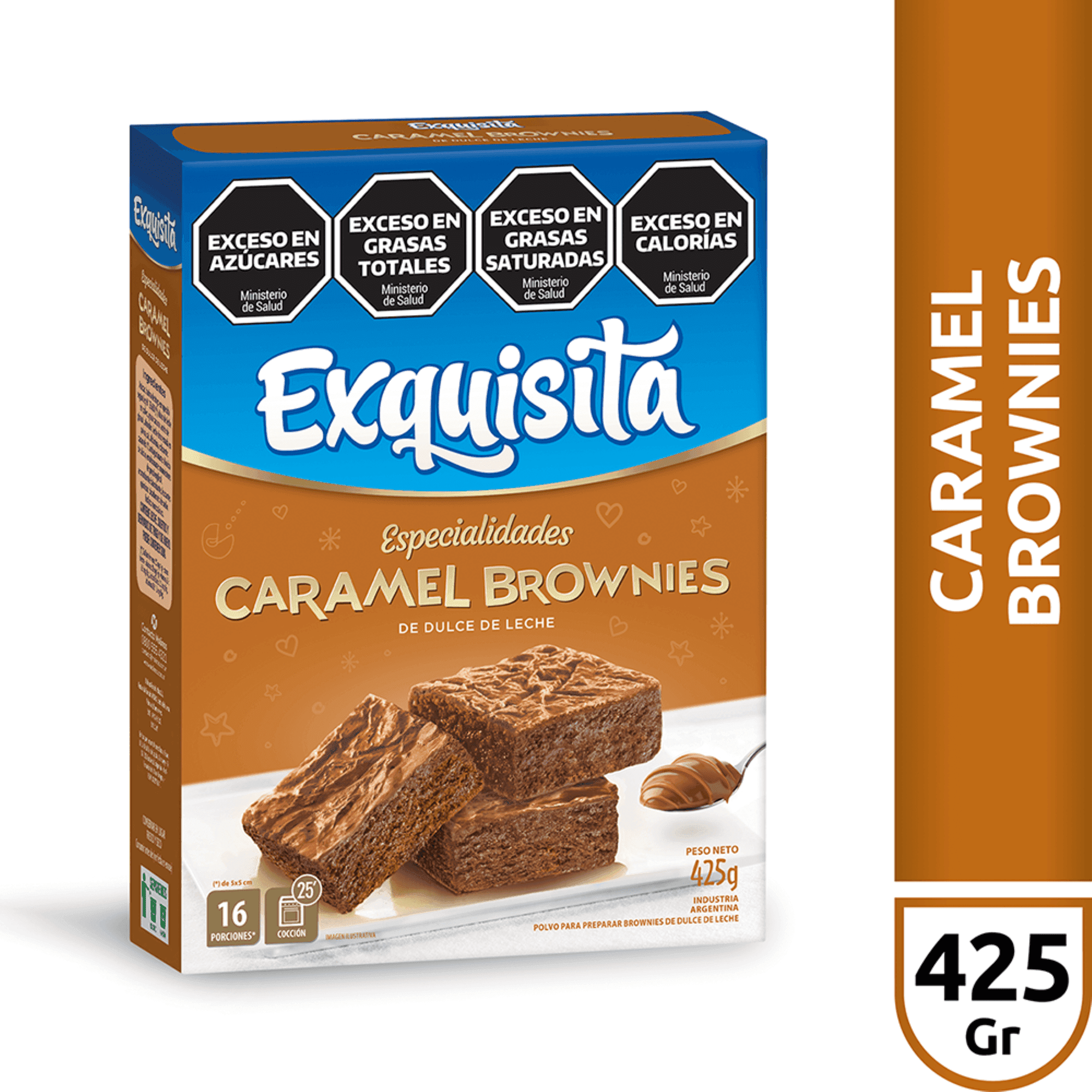 BROWINIES CARAMEL EXQUISITA 425gr