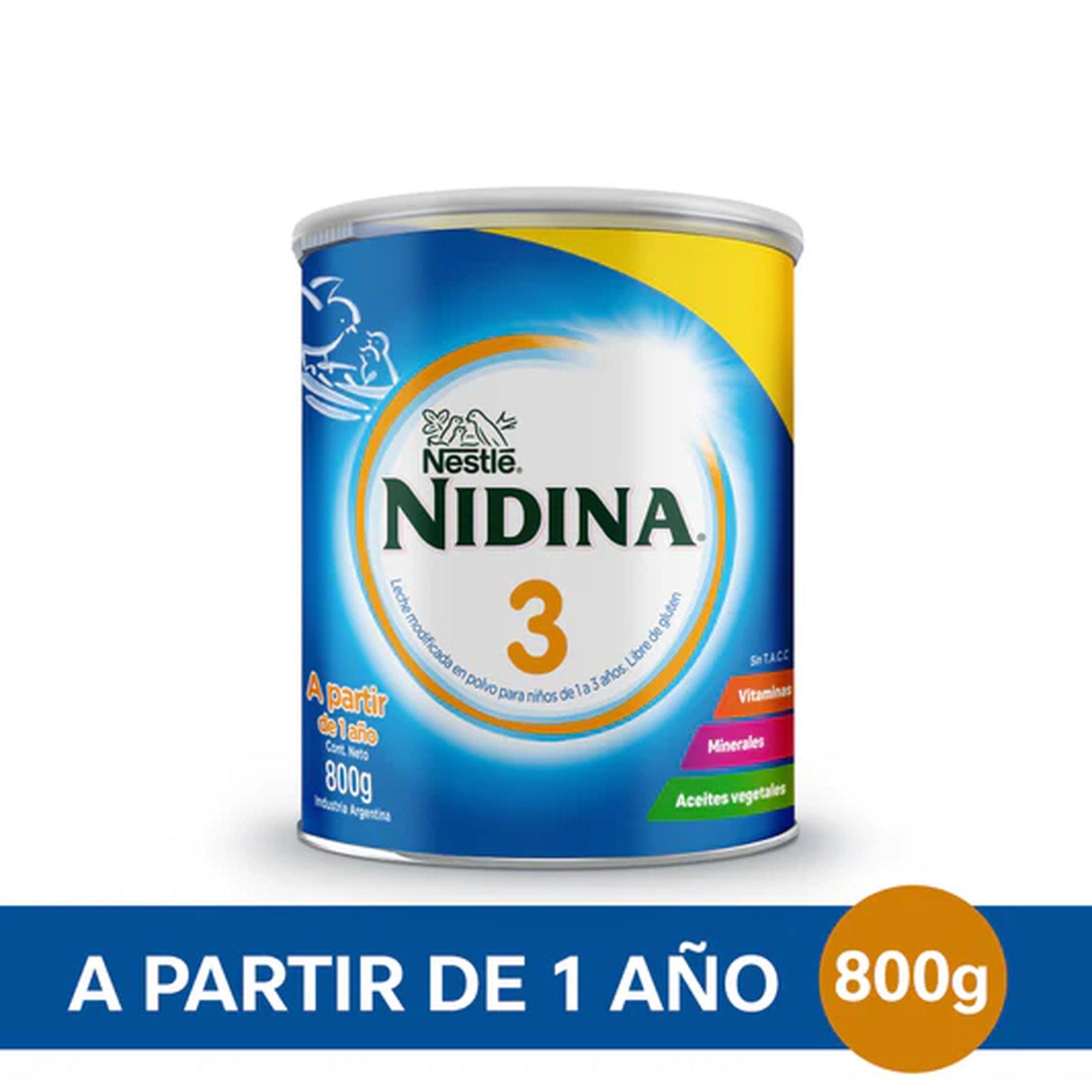 LECHE NIDINA 3 POLVO 800gr