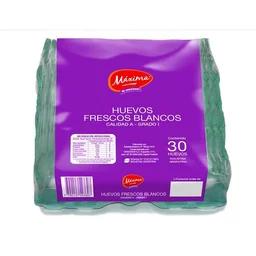 HUEVOS DOBLE A BLANCOS x6uni