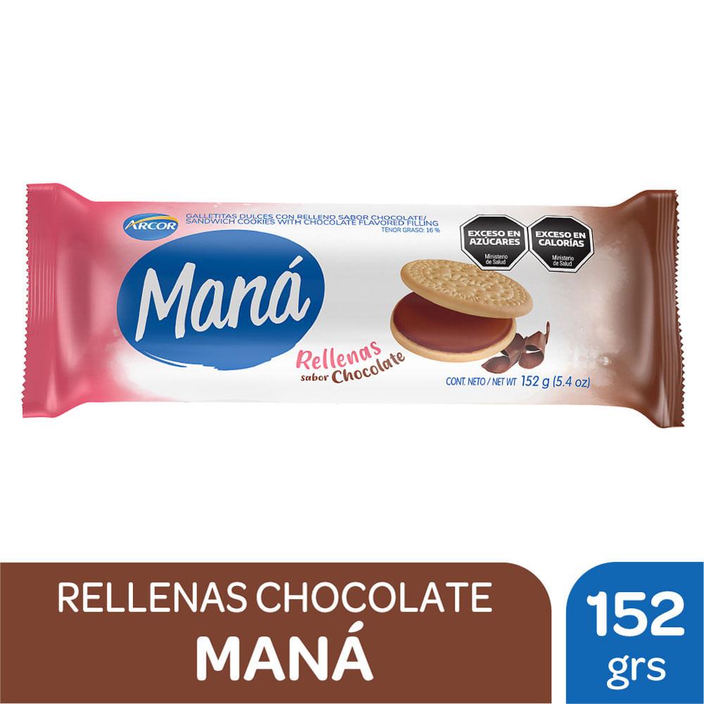 GALLETITAS MANA RELLENAS C/CHOC x152grs