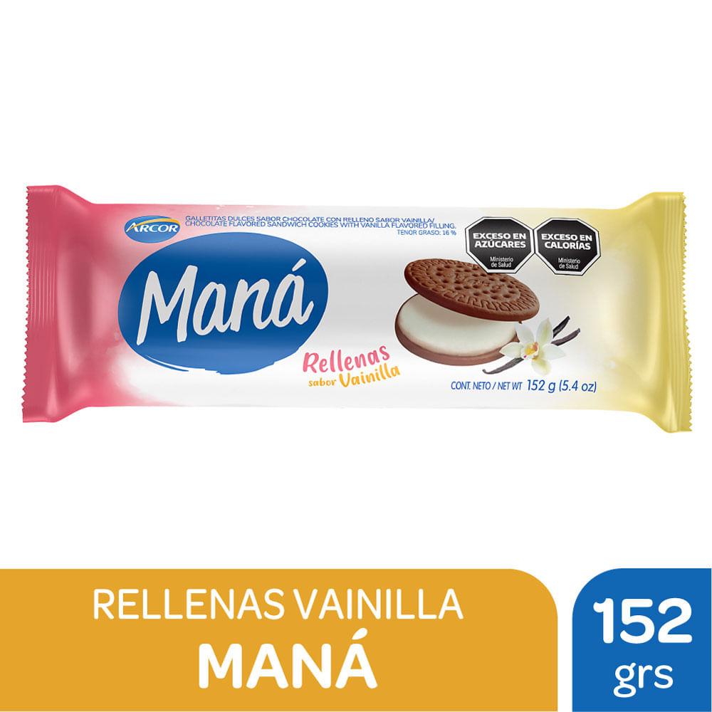 GALLETITAS MANA RELLENAS VAINILLA x 152g