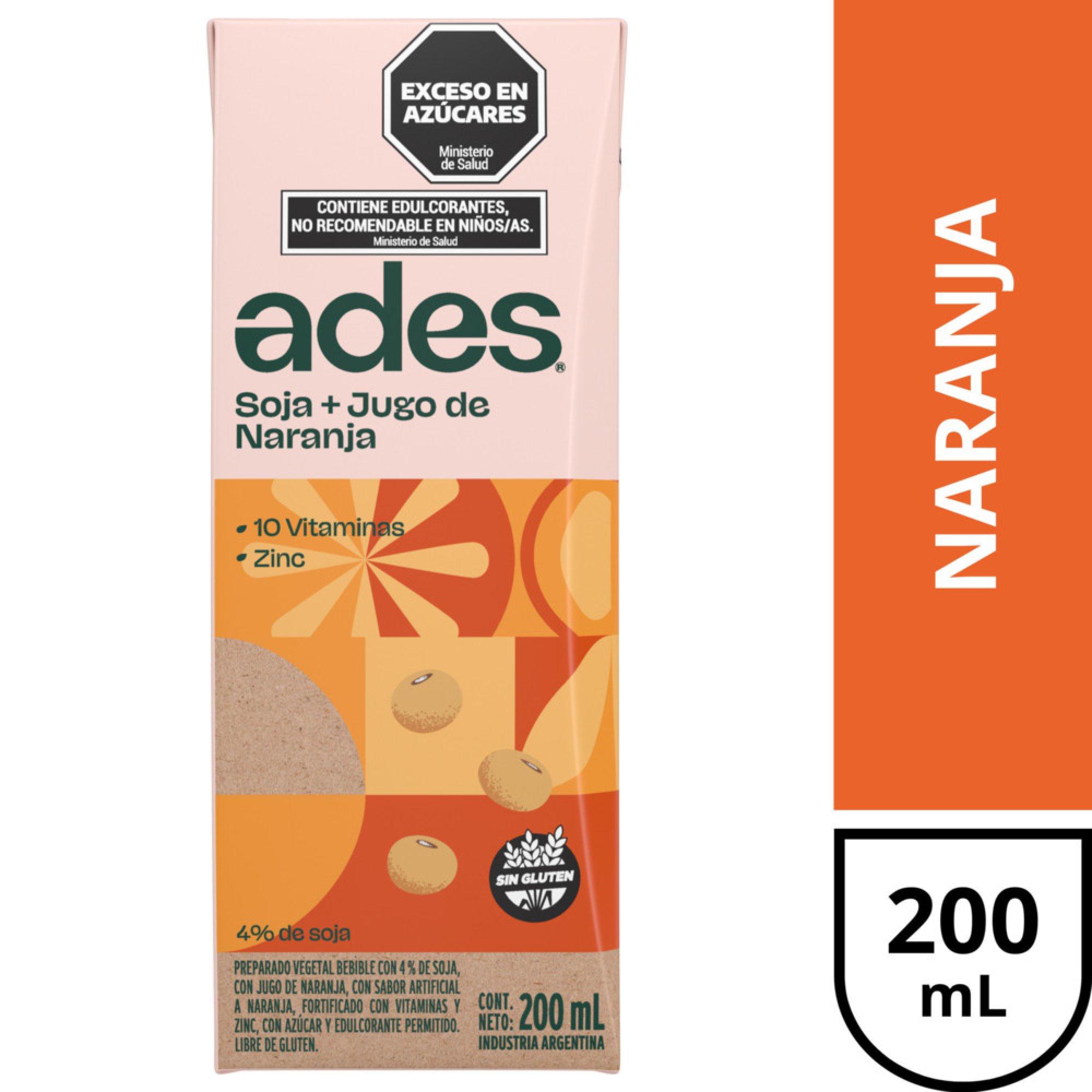 JUGO ADES NARANJA x200ml