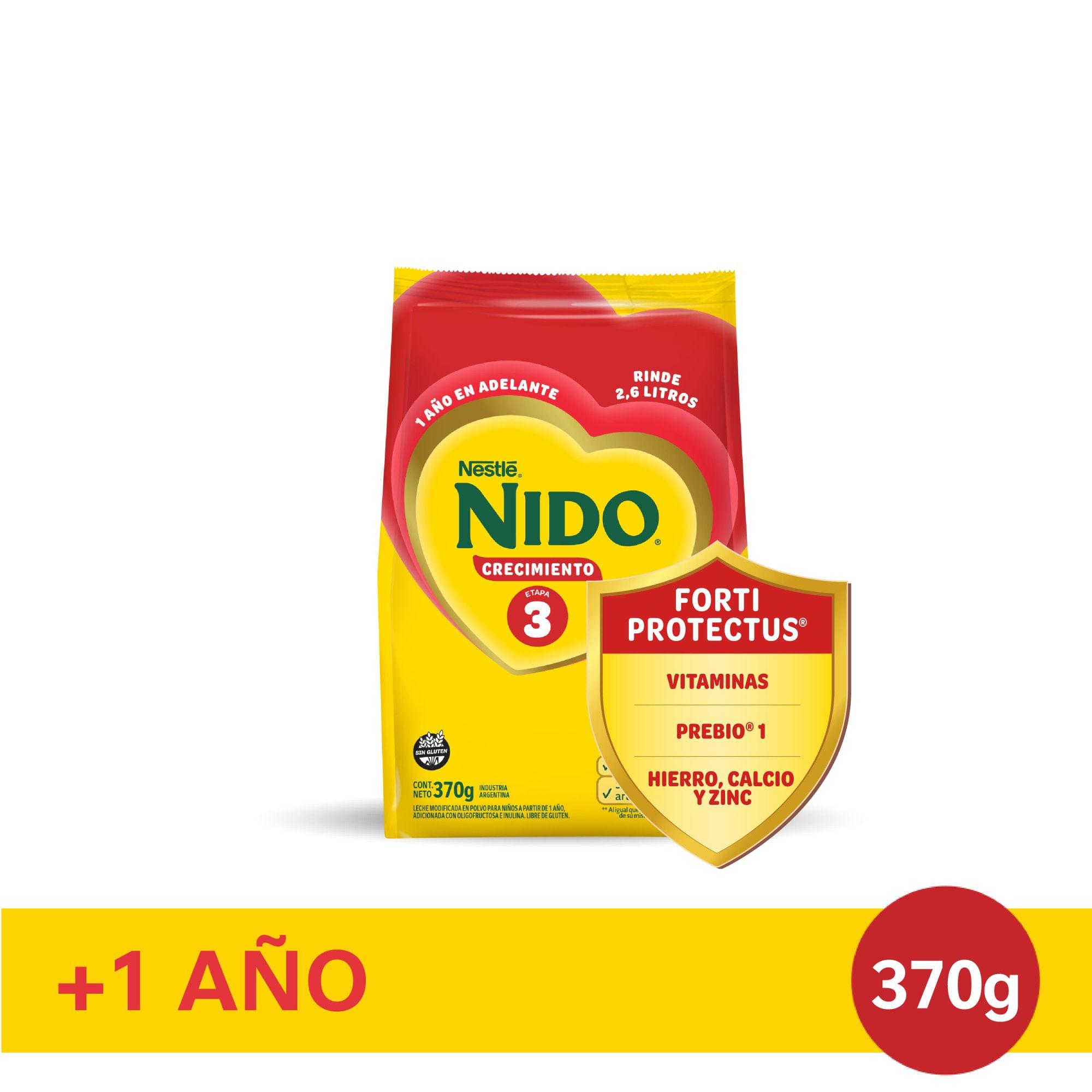 LECHE EN POLVO NIDO 3 x 370g