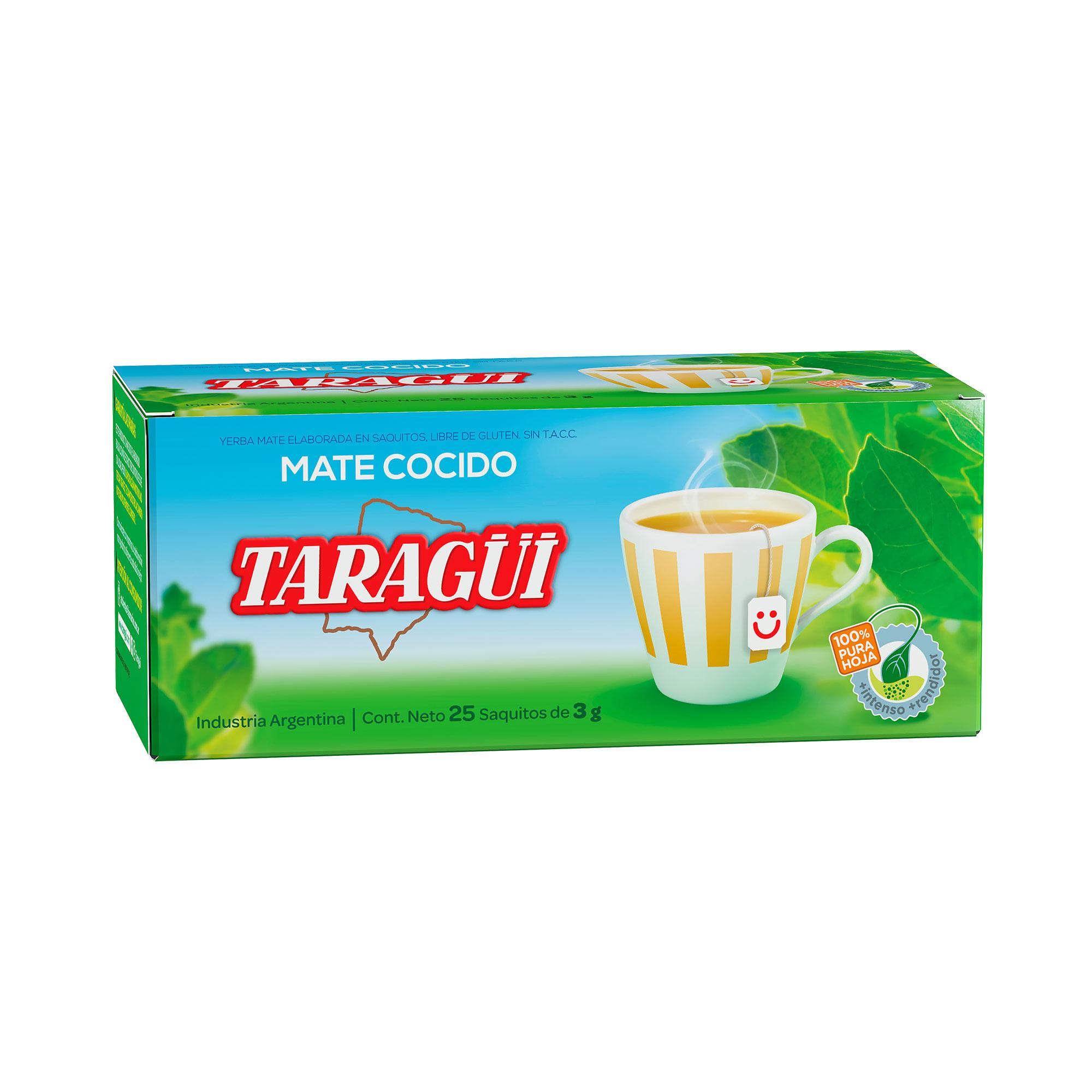 MATE COCIDO TARAGUI x 25u