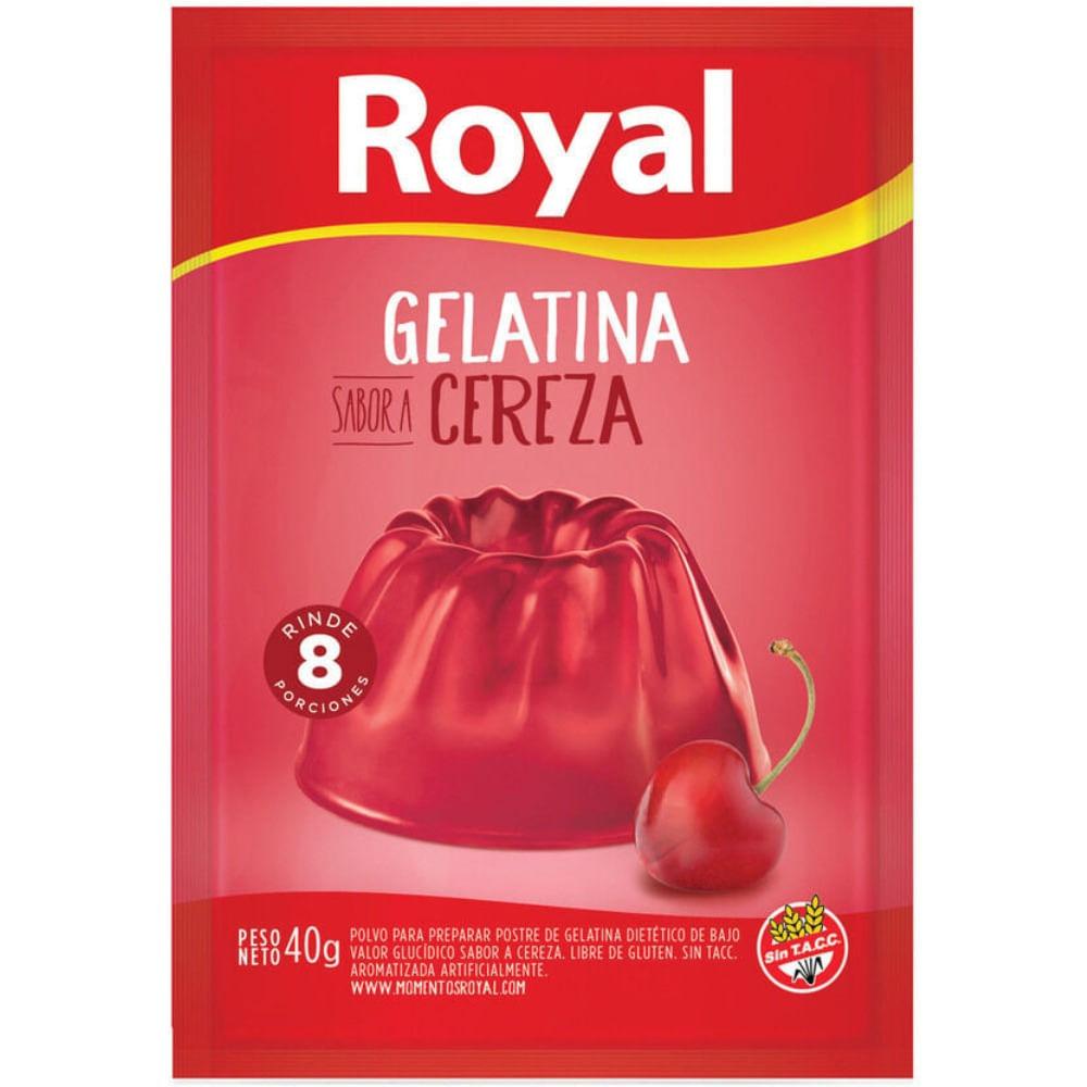 GELATINA  CEREZA ROYAL X25G