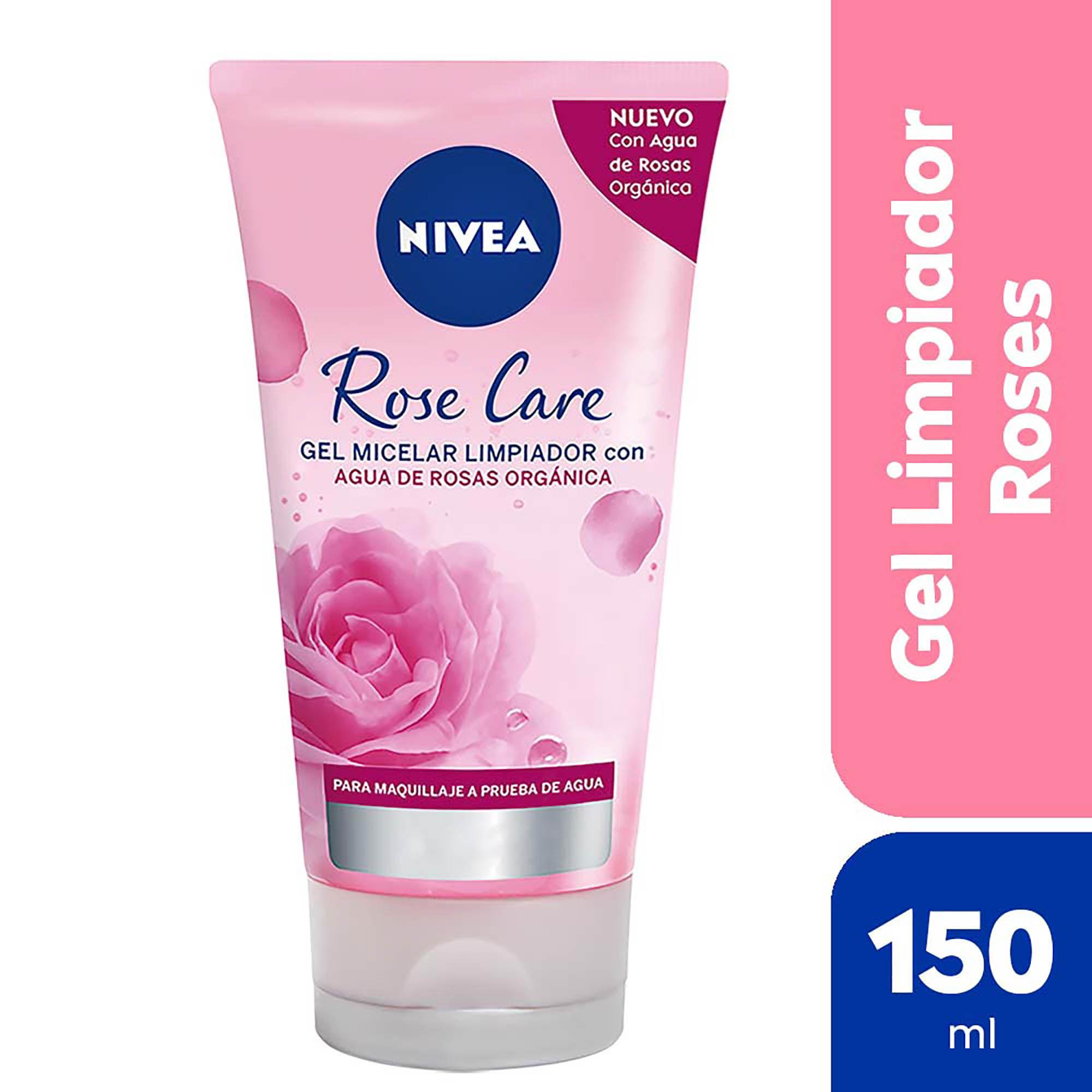 GEL MICELAR LIMPIADOR ROSE CARE NIVEA X150ML