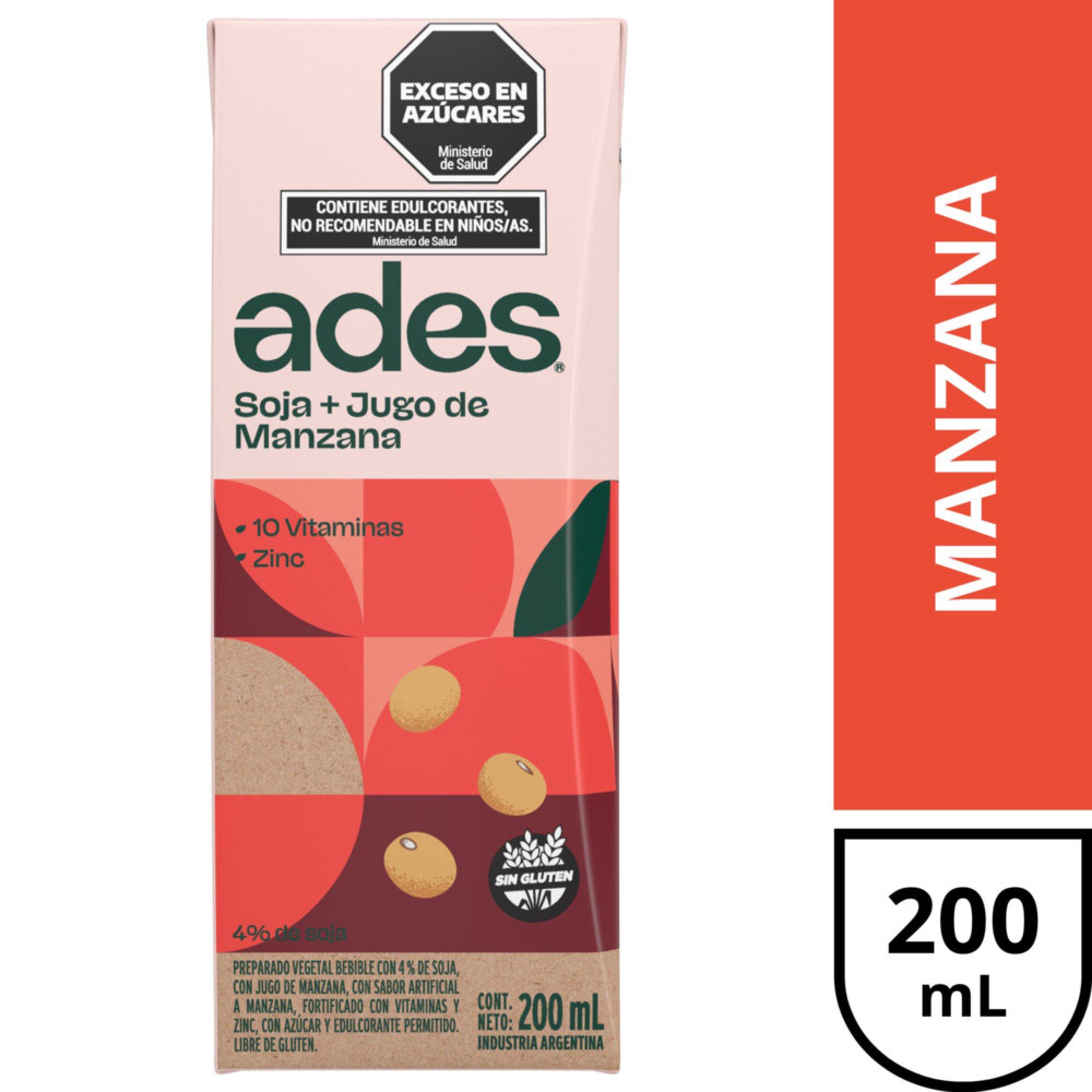 JUGO ADES MANZANA x 200ml