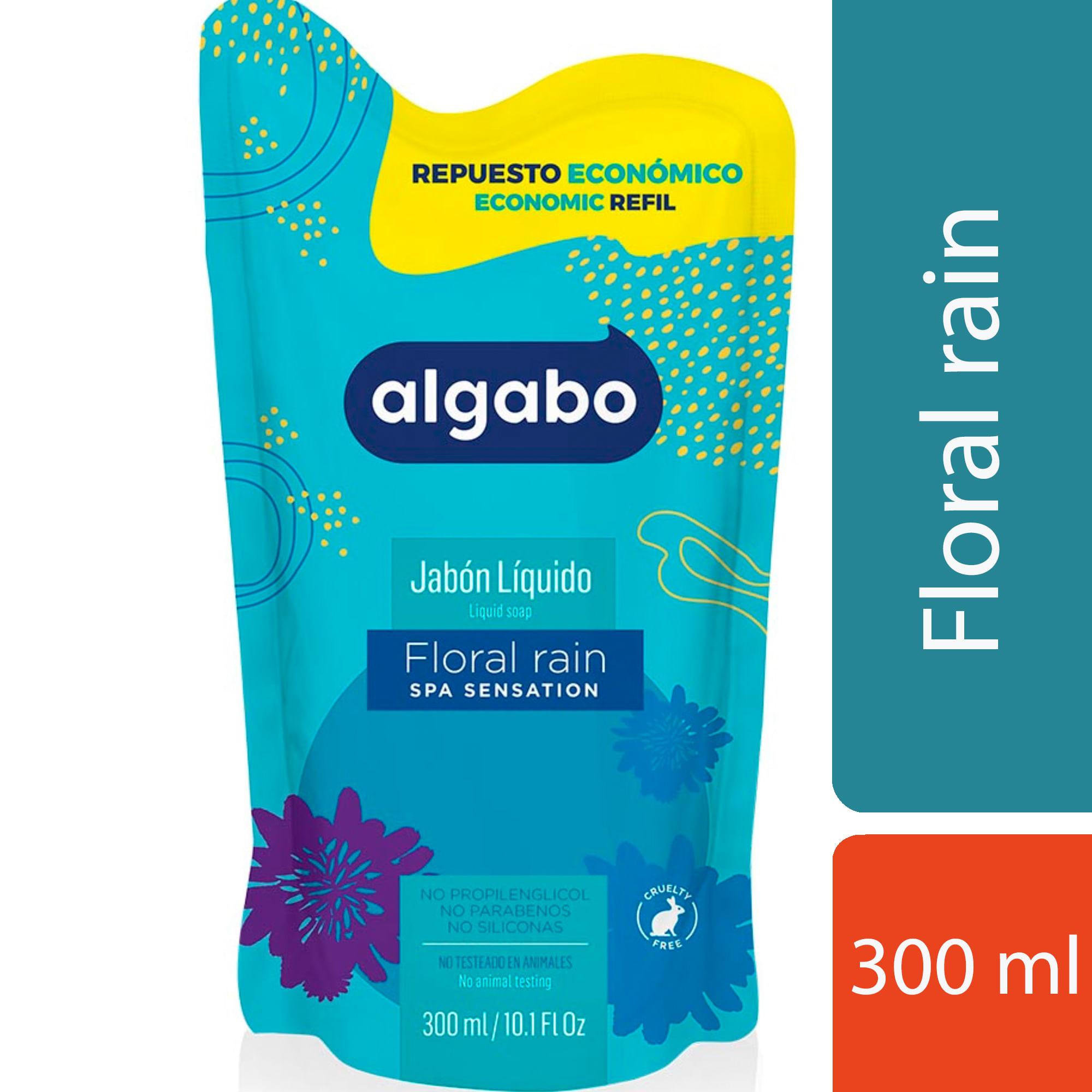 JABON LIQ DP FLORAL RAIN ALGABO x300ml