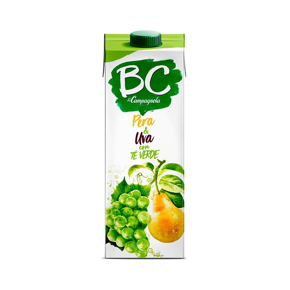 JUGO BC PERA Y UVA C/TE VERDE x 1L