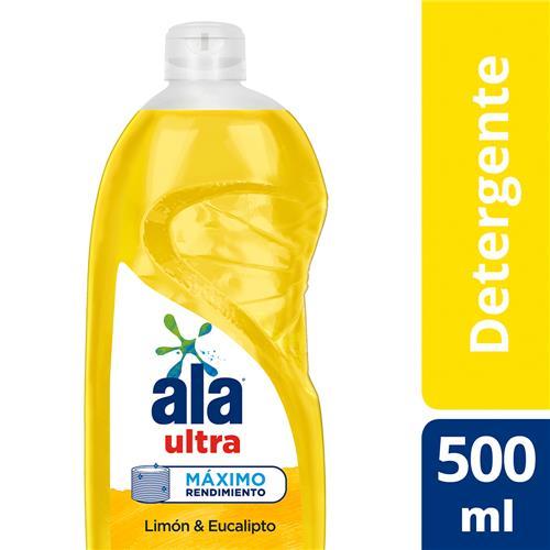 DETERGENTE ULTRA LIMON Y EUCALIP ALA x 500ml