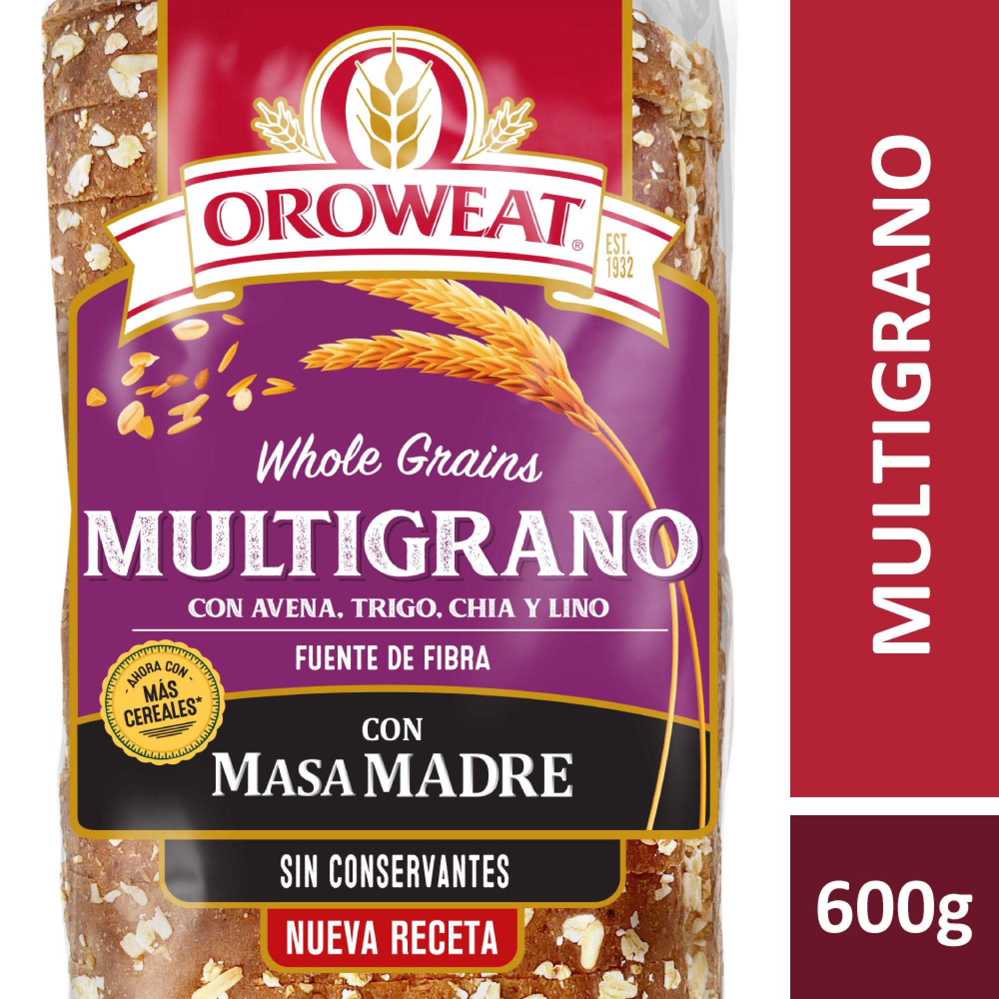 PAN MULTIGRANO OROWEAT X 600GRS