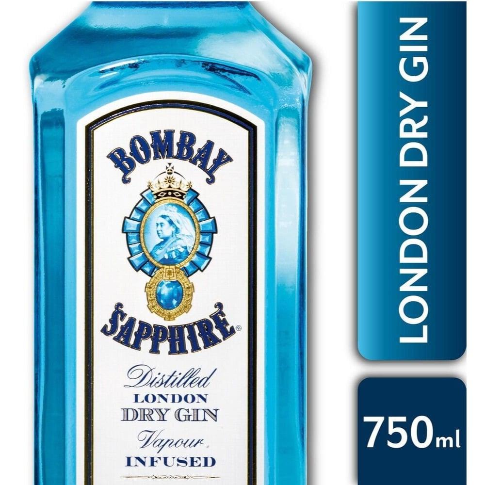 BOMBAY SAPPHIRE LONDON DRY GIN x 750ml