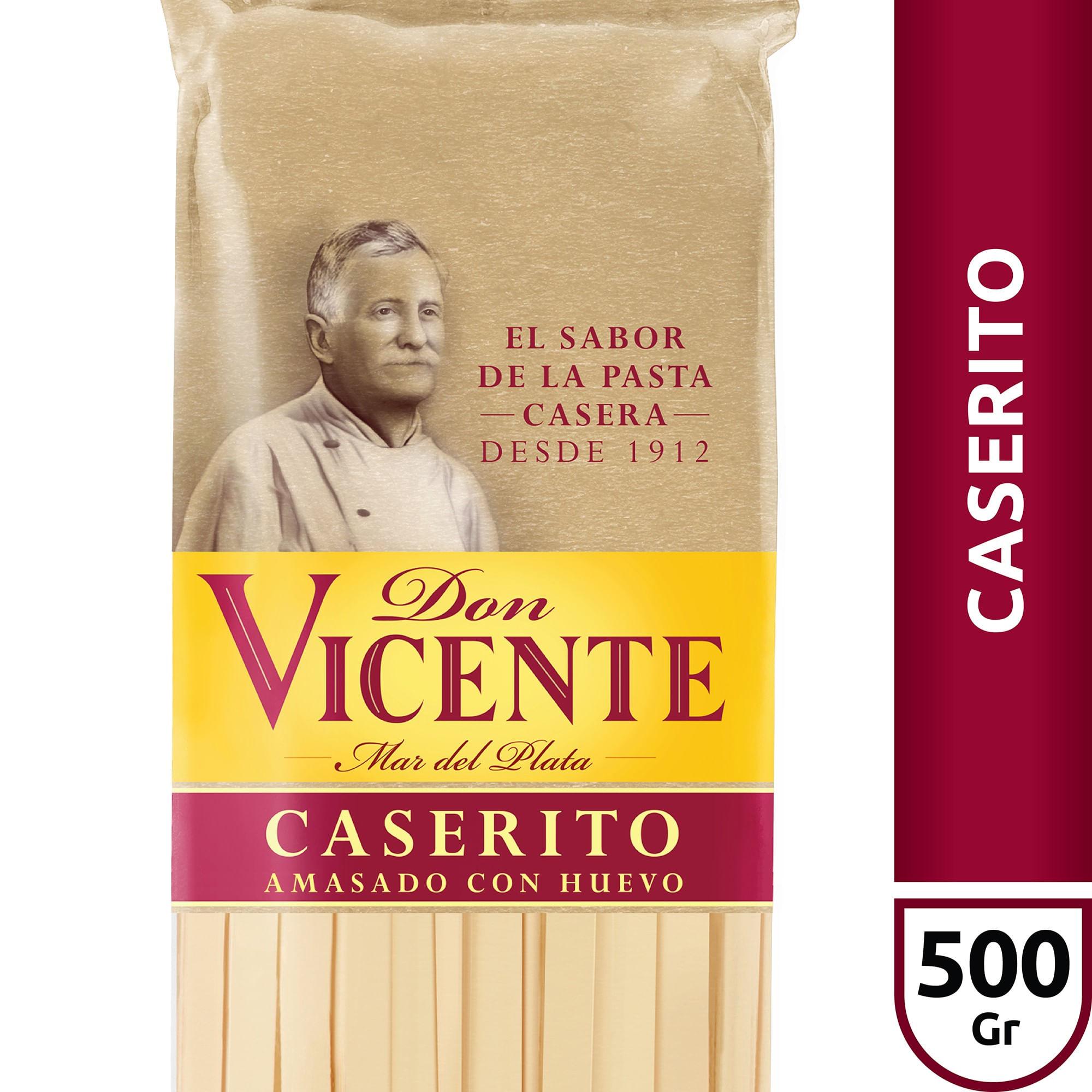 FIDEOS DON VICENTE CASERITO x500grs