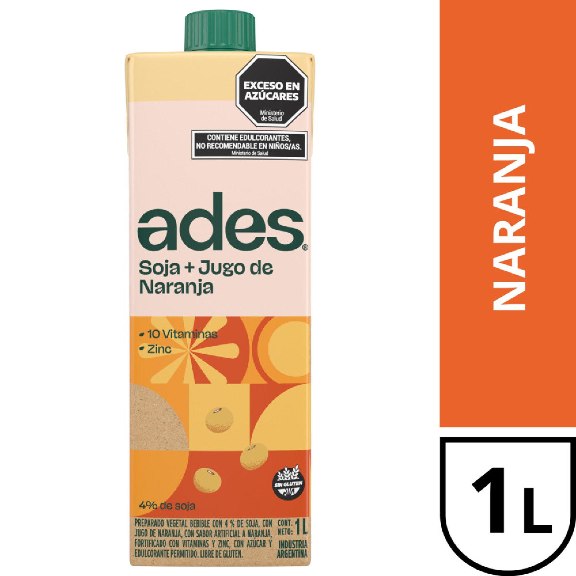 JUGO ADES NARANJA x 1L