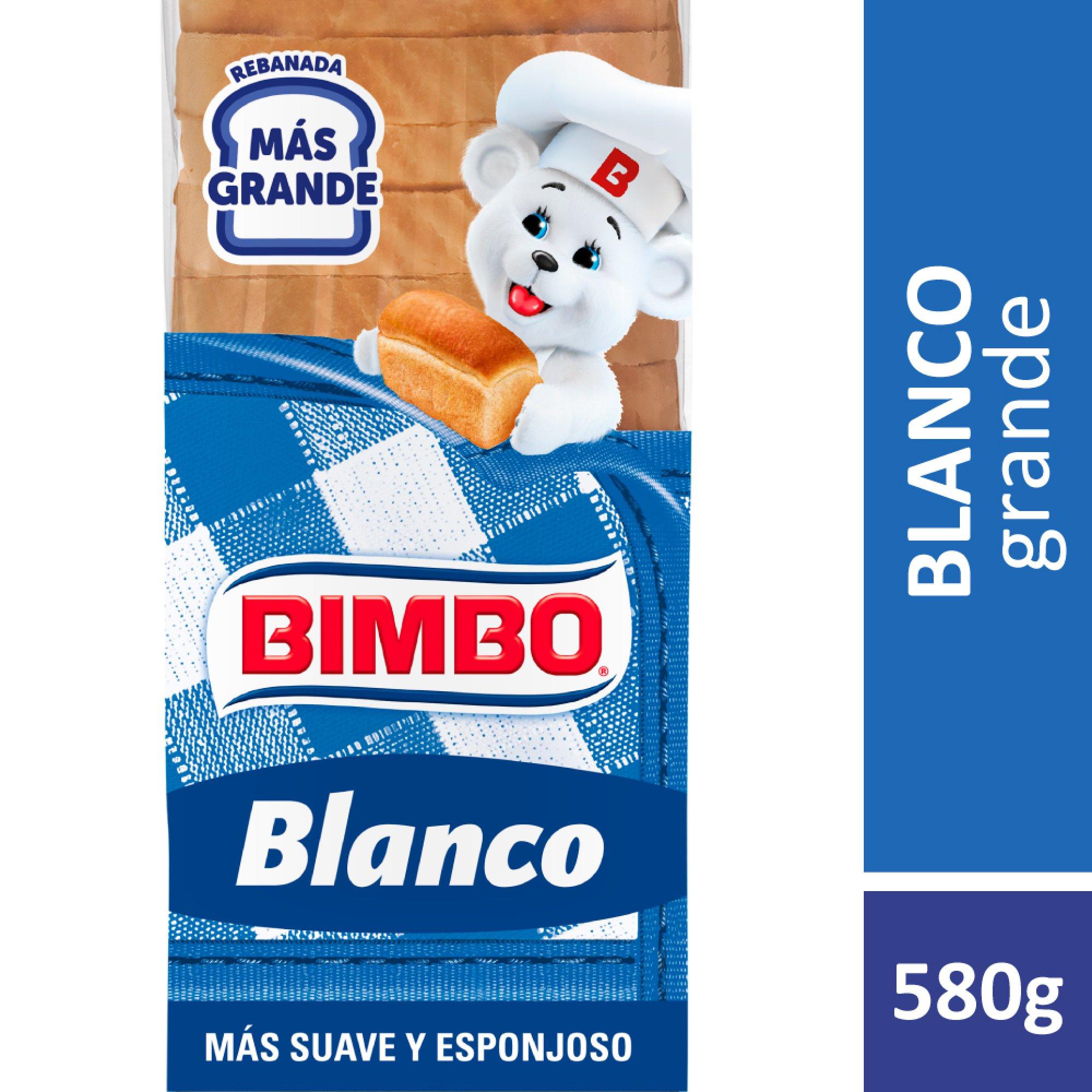 PAN LIVIANO BLANCO ACTI LECHE XL BIMBO 550grs