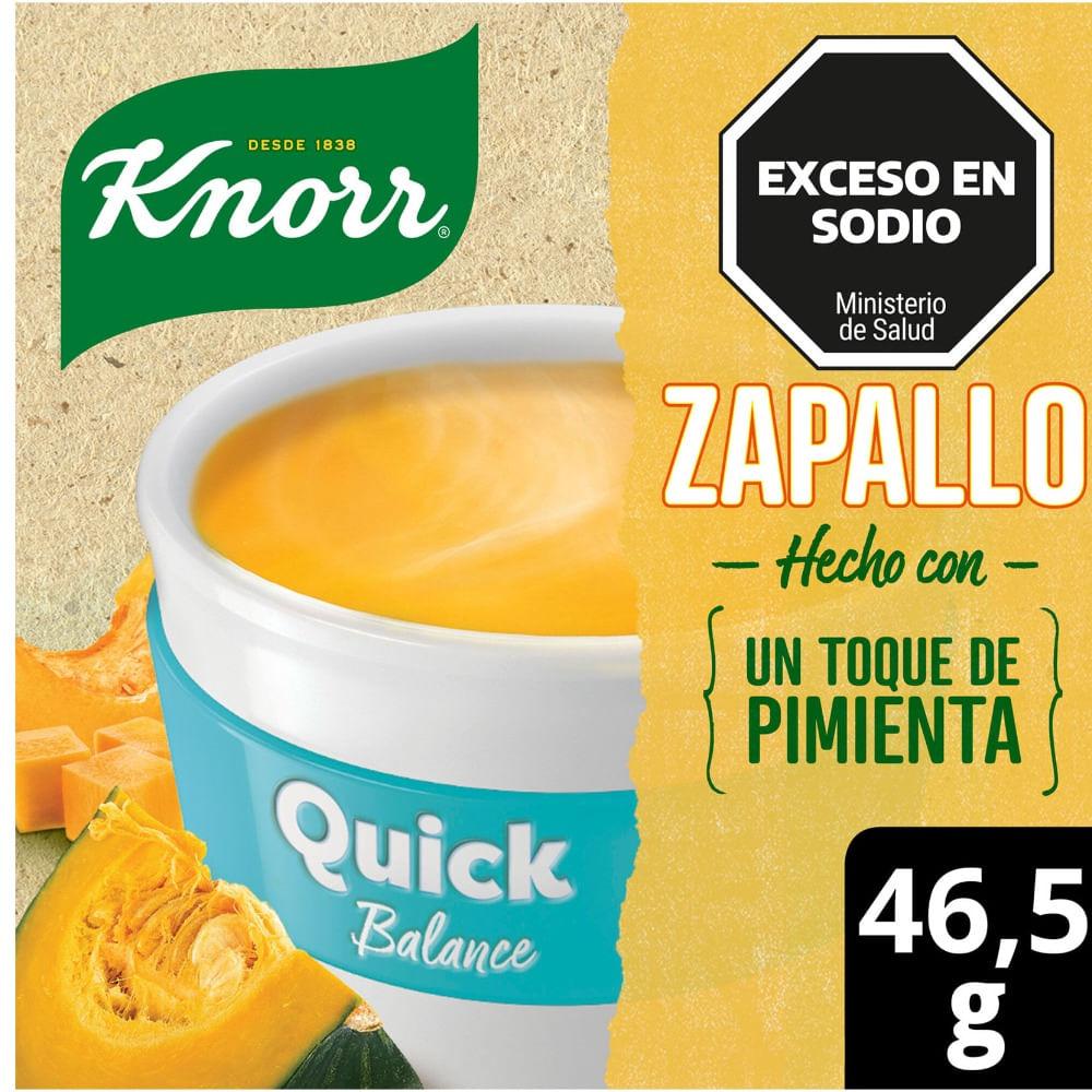 SOPA QUICK  ZAPALLO Y PIMIENTA x 5 u