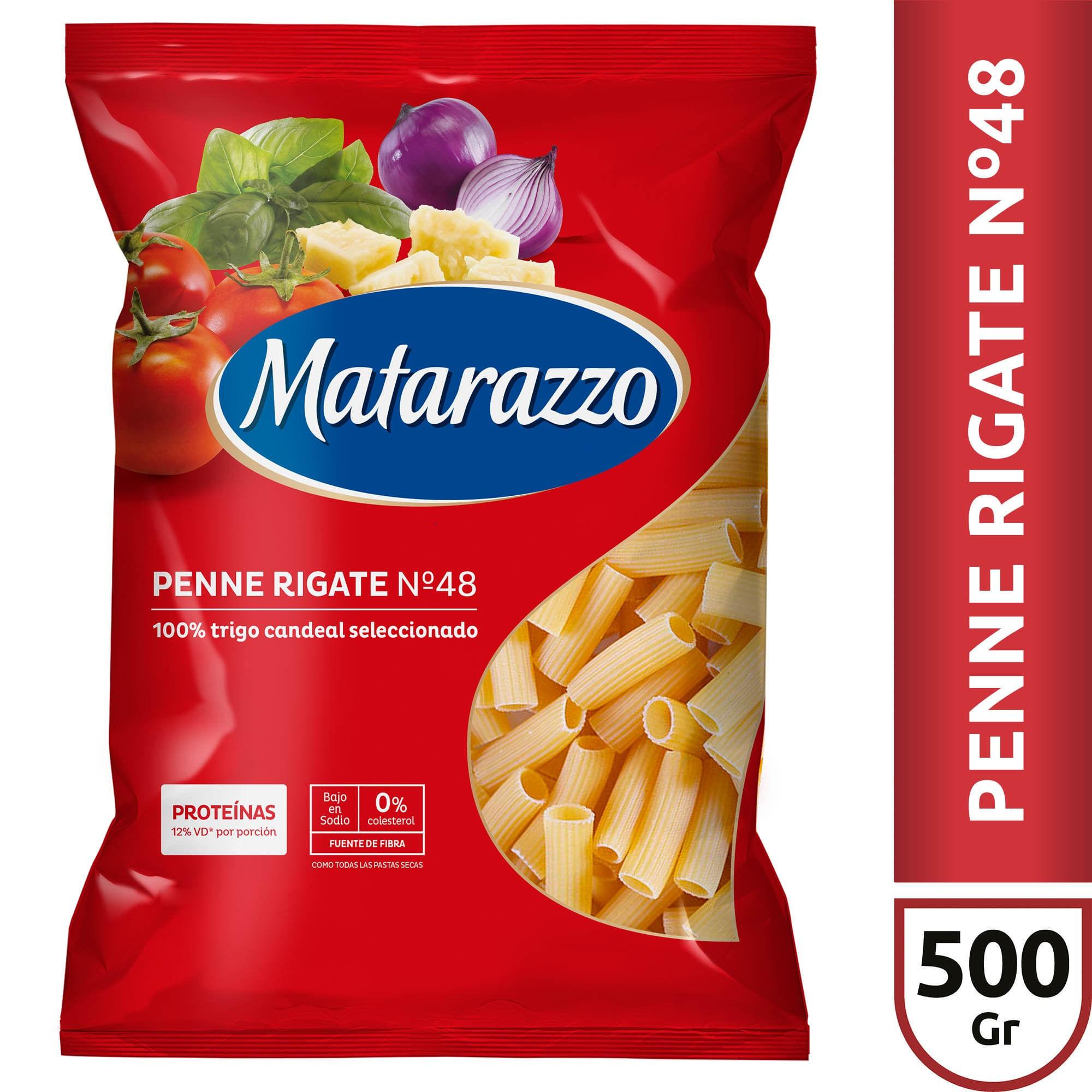 FIDEOS PENNE RIGATE 48 MATARAZZO x 500g